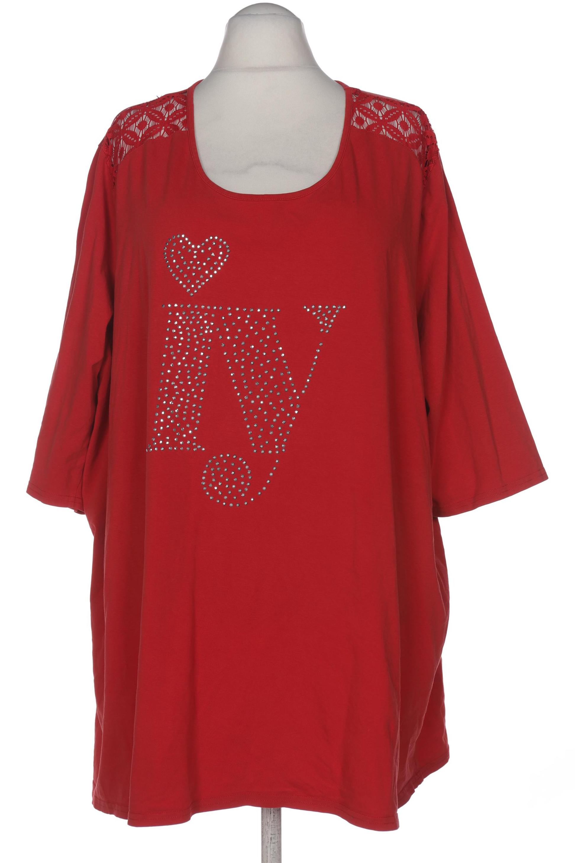 

Miamoda Damen T-Shirt, rot, Gr. 62