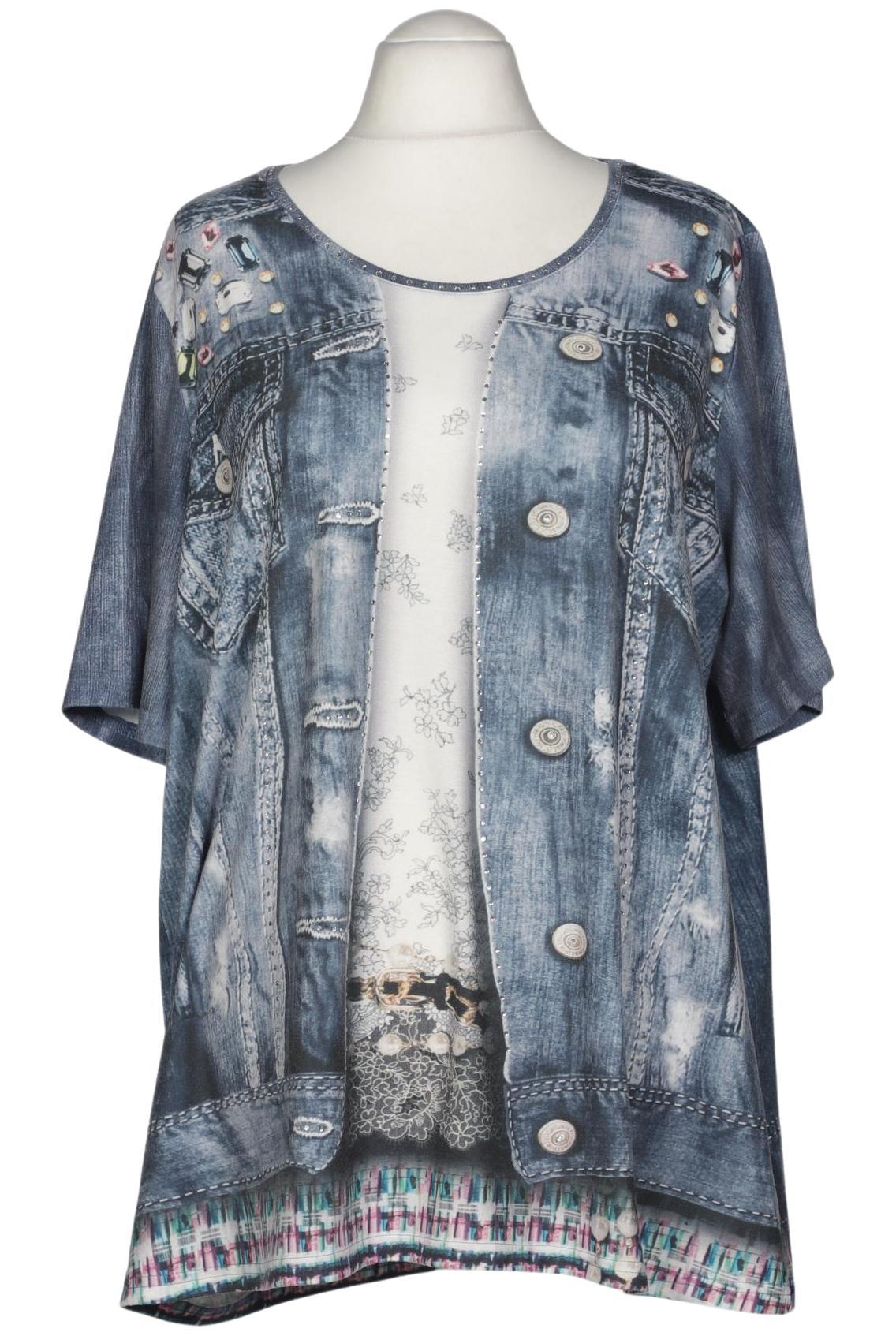 

Miamoda Damen T-Shirt, blau, Gr. 54