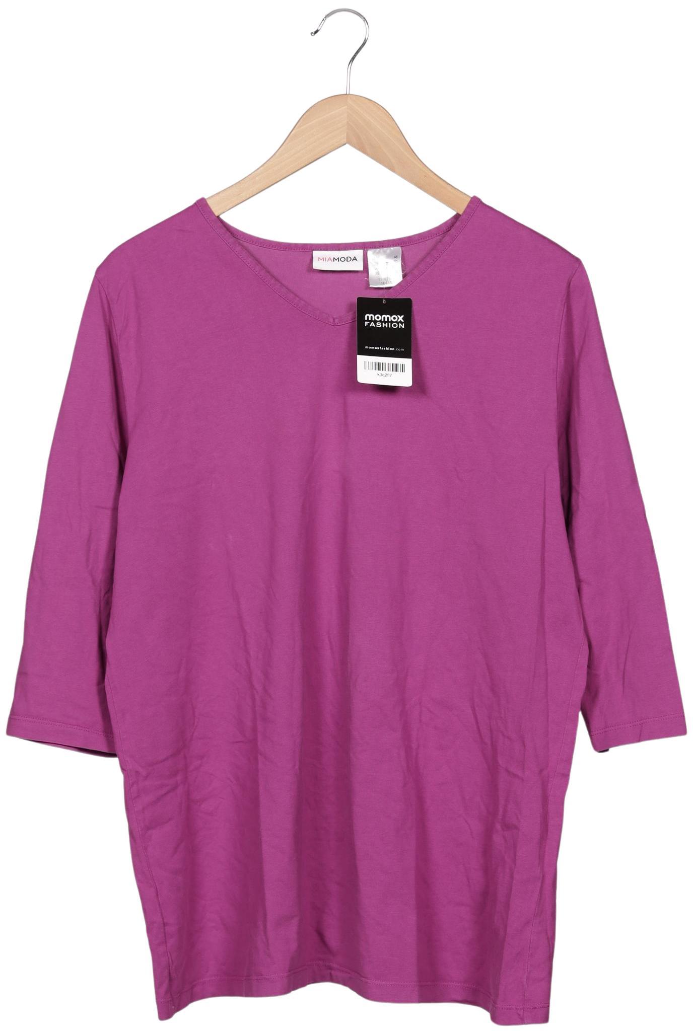 

Miamoda Damen T-Shirt, pink, Gr. 48