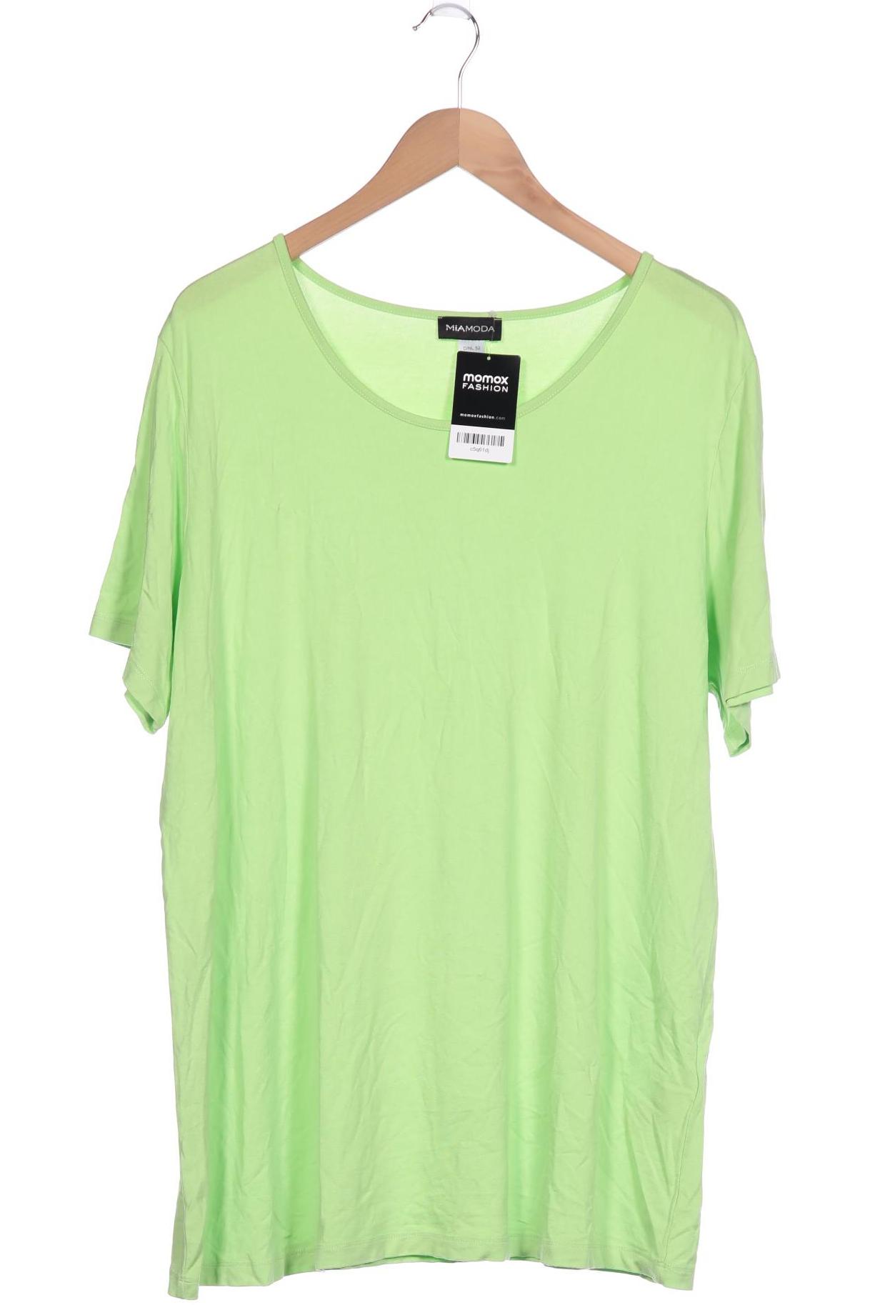 

Miamoda Damen T-Shirt, grün, Gr. 52