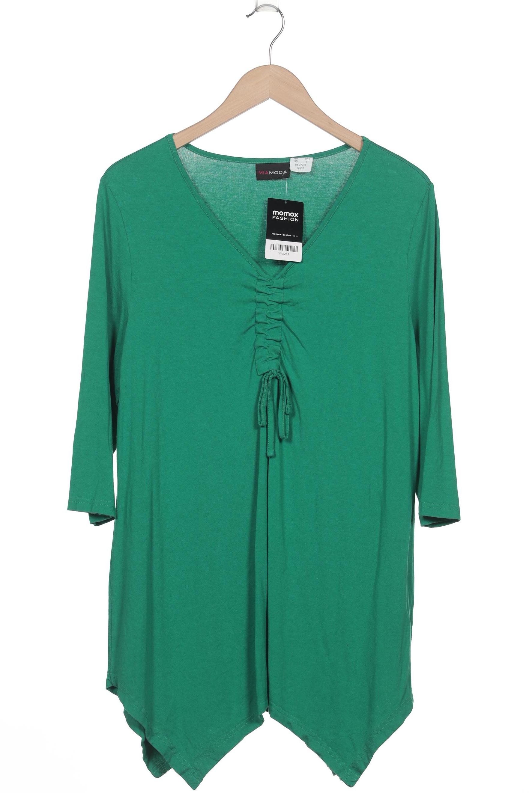 

Miamoda Damen T-Shirt, grün, Gr. 46