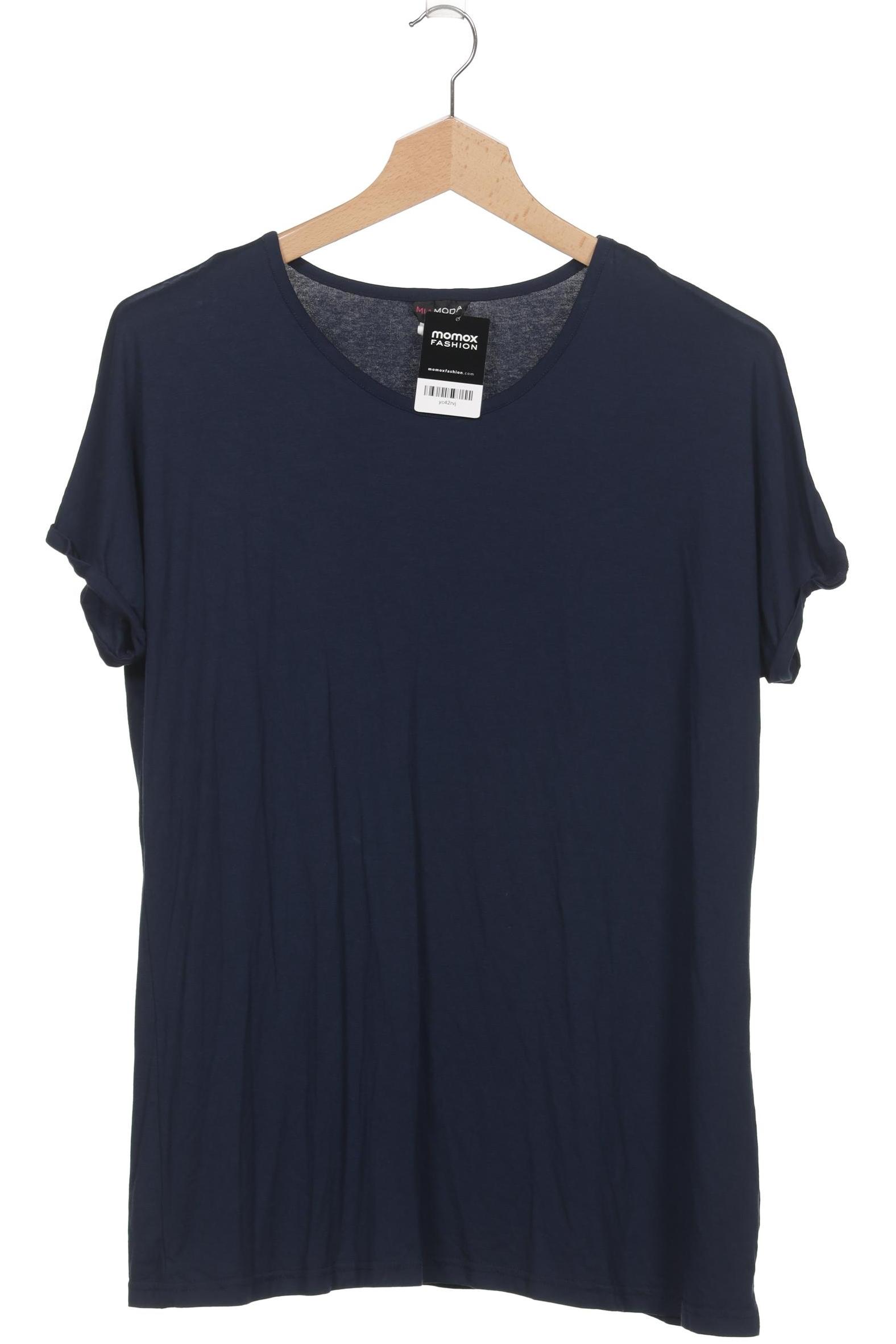 

Miamoda Damen T-Shirt, marineblau, Gr. 48