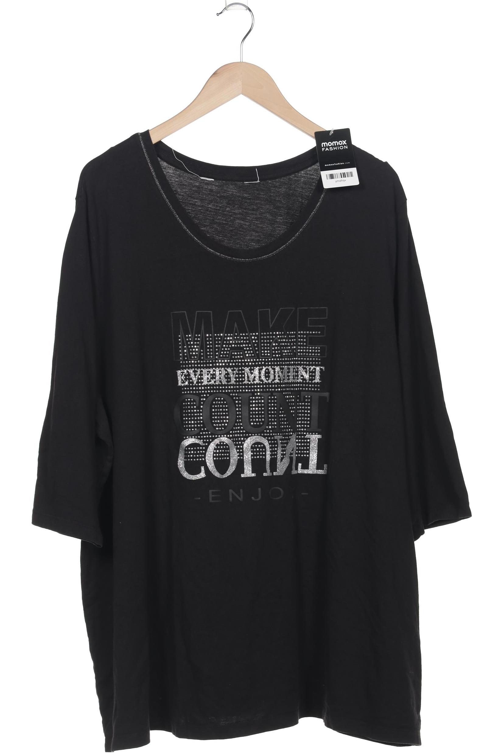 

Miamoda Damen T-Shirt, schwarz, Gr. 48