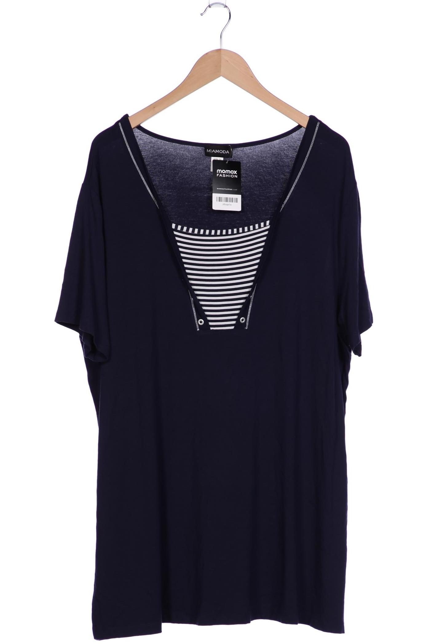 

Miamoda Damen T-Shirt, marineblau, Gr. 50