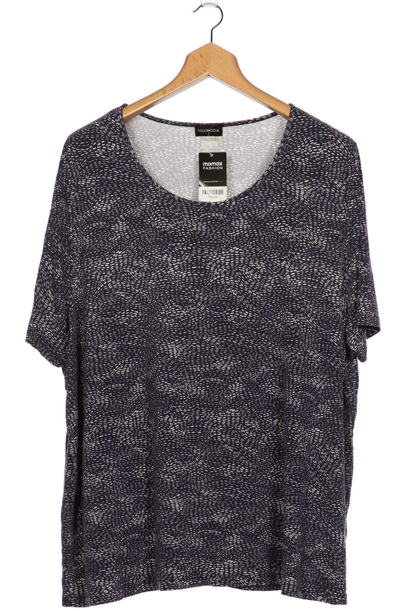 

Miamoda Damen T-Shirt, marineblau, Gr. 48