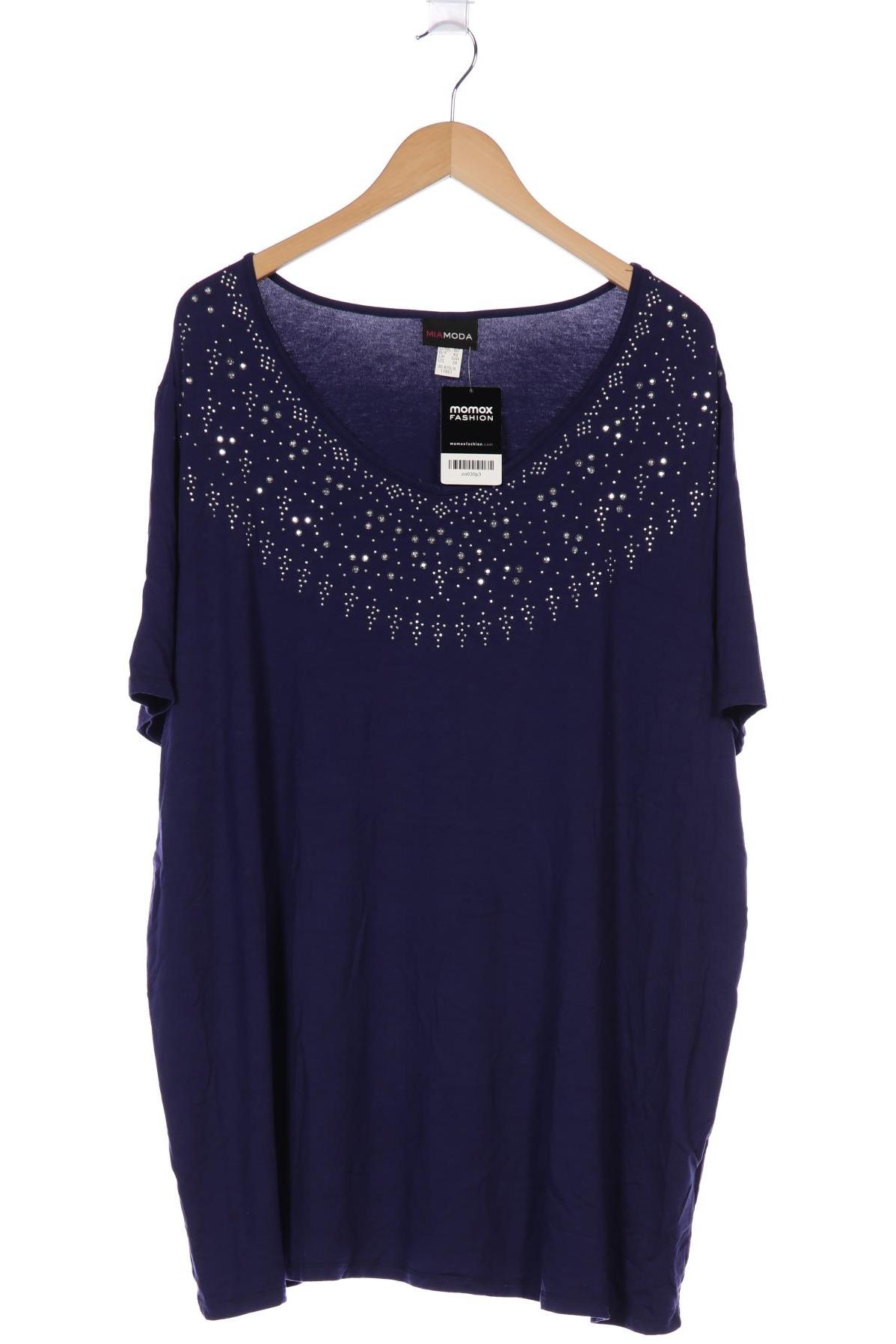 

Miamoda Damen T-Shirt, marineblau, Gr. 60
