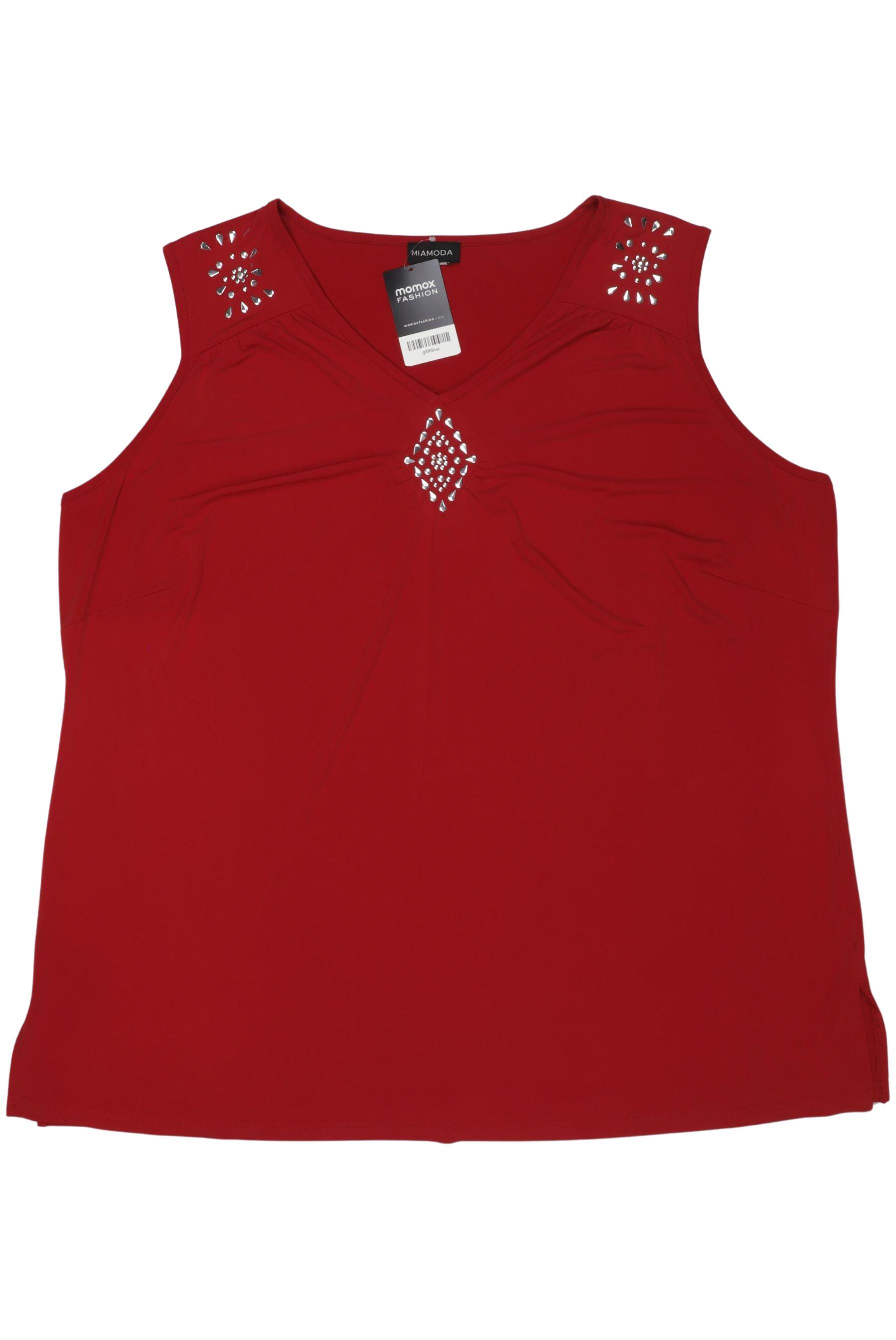 

Miamoda Damen Top, rot, Gr. 52