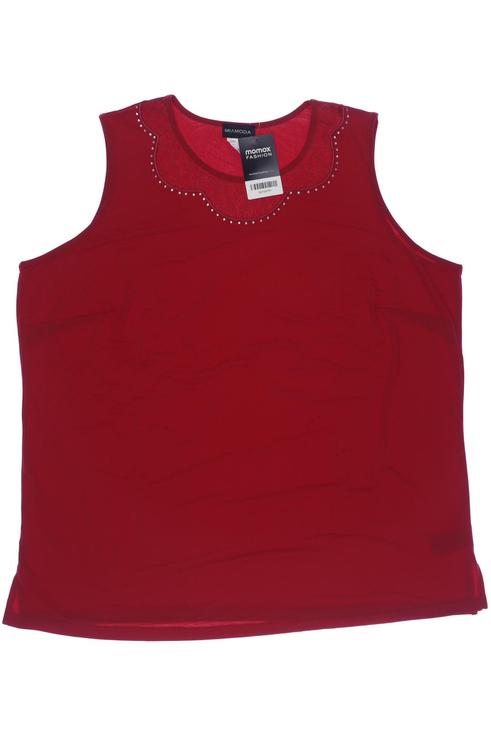 

Miamoda Damen Top, rot, Gr. 50