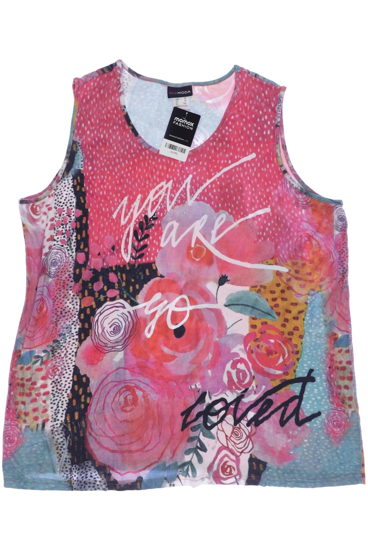 

Miamoda Damen Top, mehrfarbig, Gr. 50