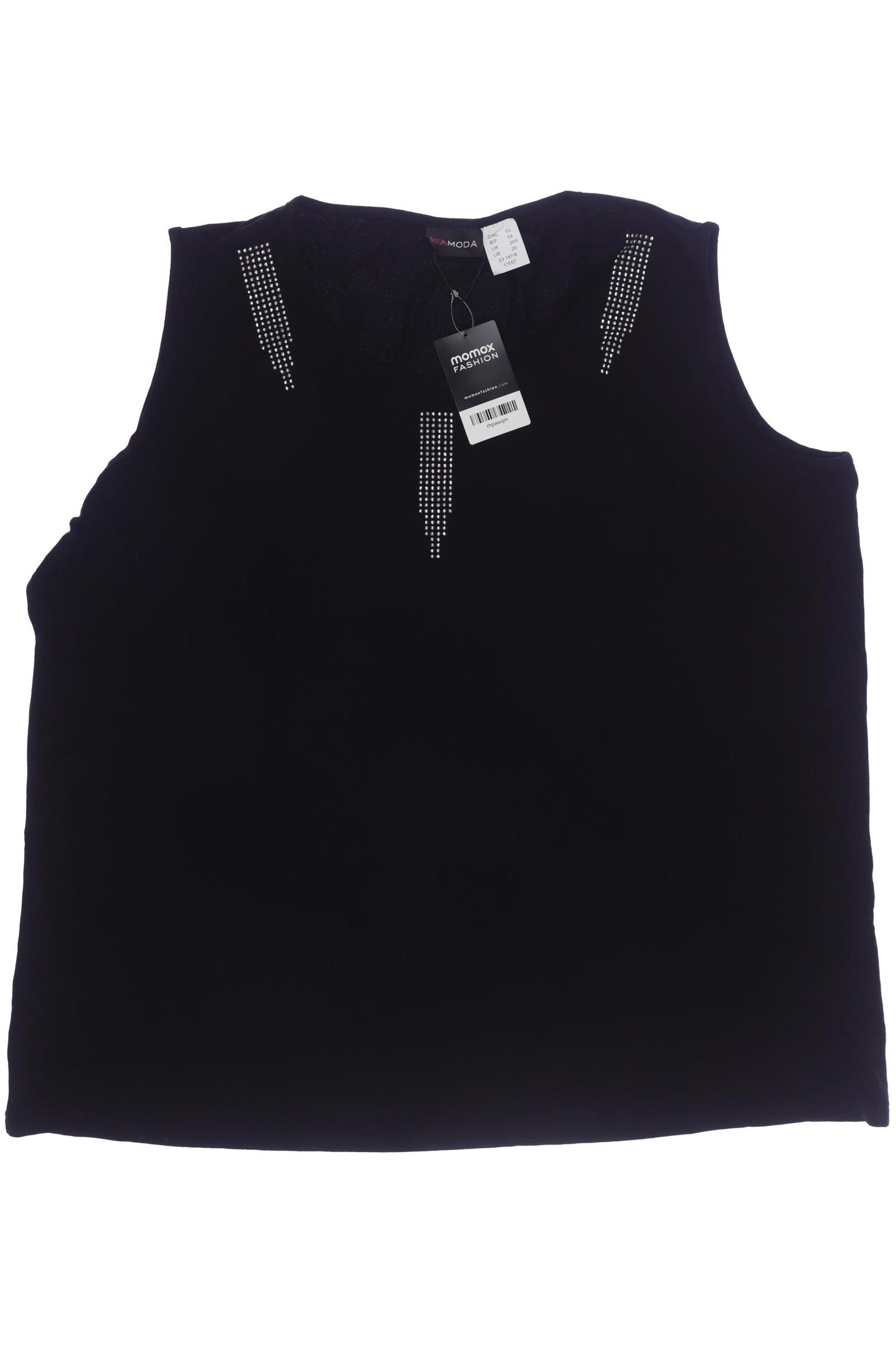 

Miamoda Damen Top, schwarz, Gr. 52