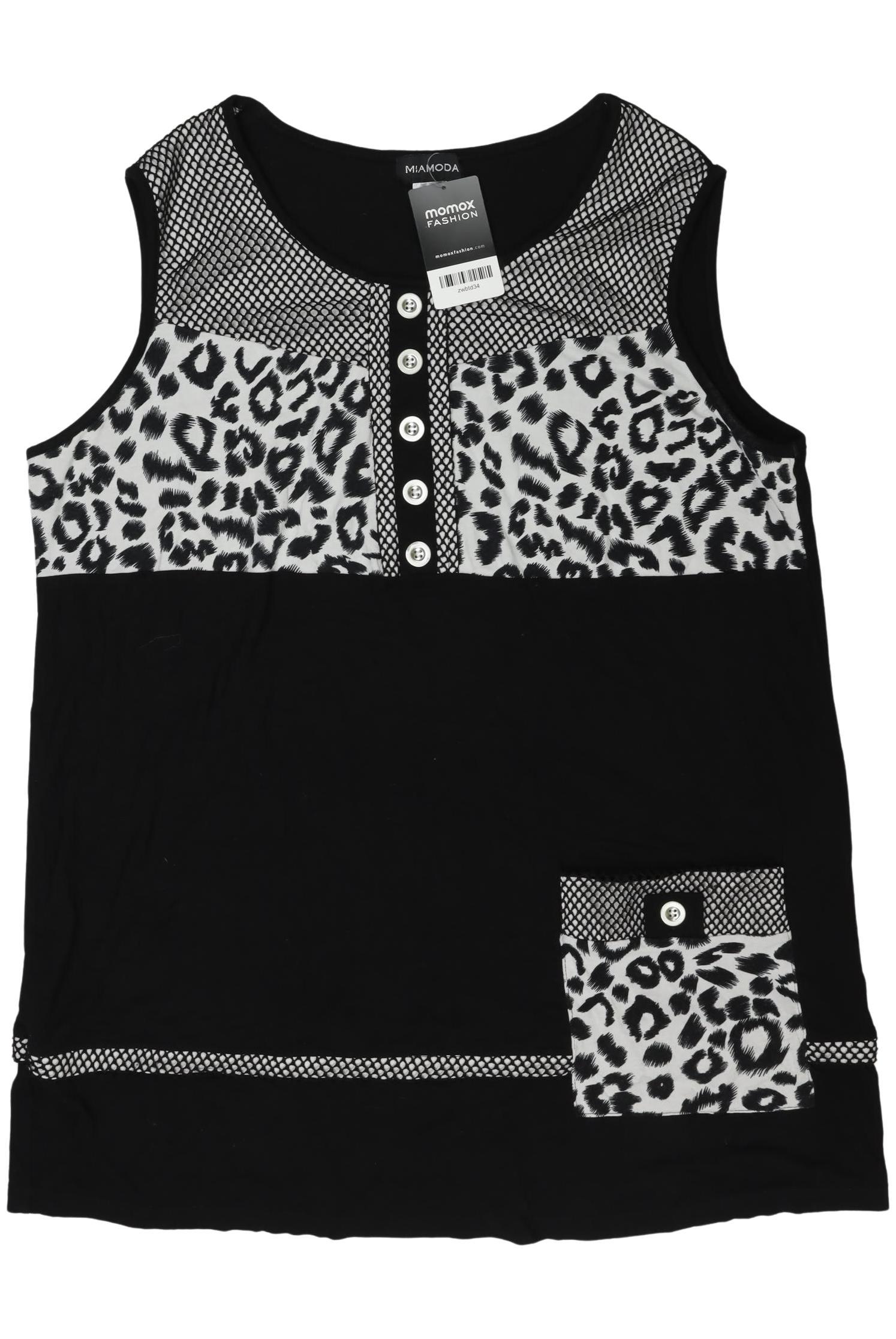 

Miamoda Damen Top, schwarz, Gr. 48