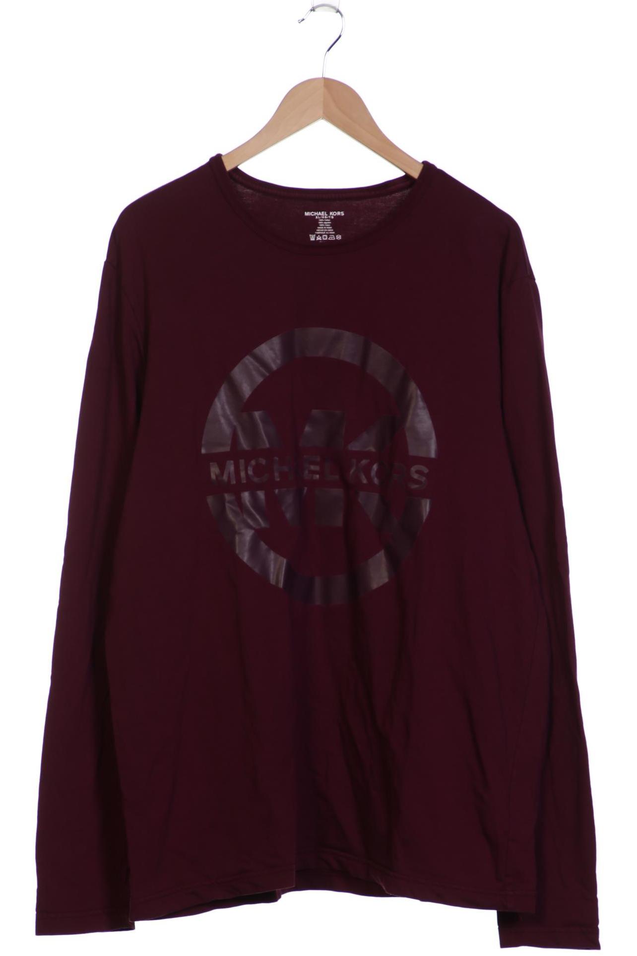 

Michael Kors Mens Herren Langarmshirt, bordeaux, Gr. 54