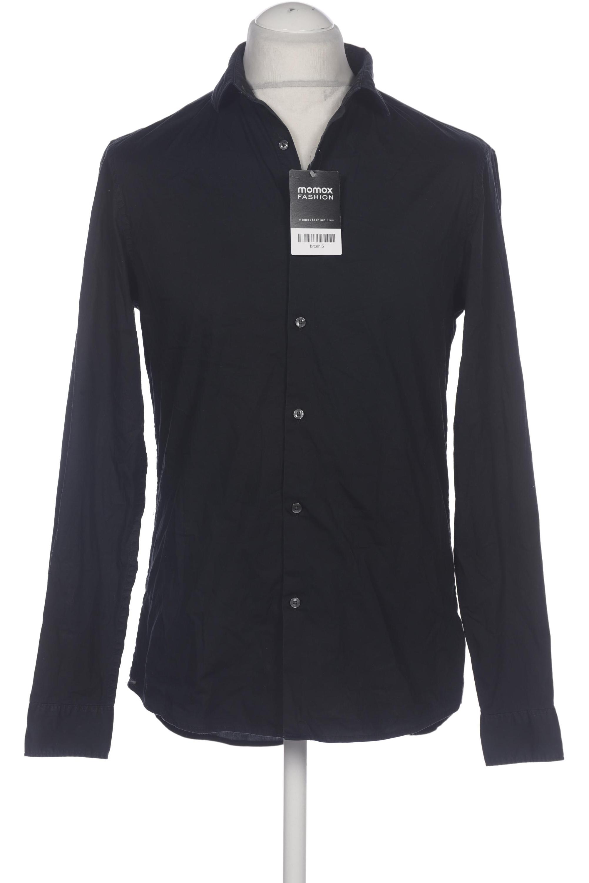 

Michael Kors Mens Herren Hemd, schwarz, Gr. 48