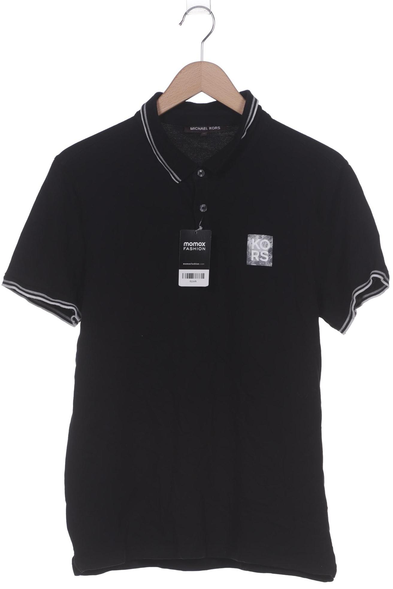

Michael Kors Mens Herren Poloshirt, schwarz, Gr. 48