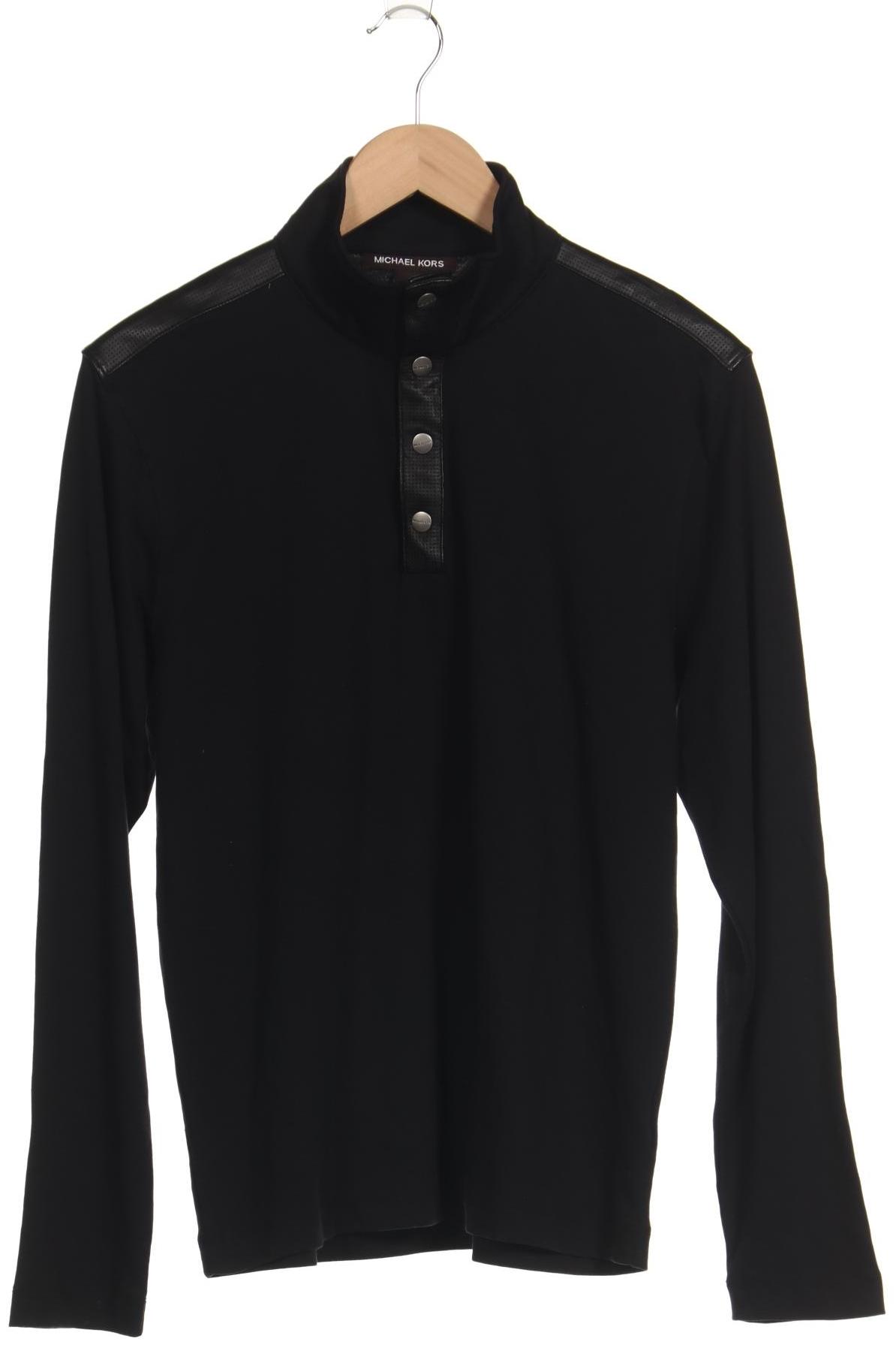 

Michael Kors Mens Herren Langarmshirt, schwarz, Gr. 48