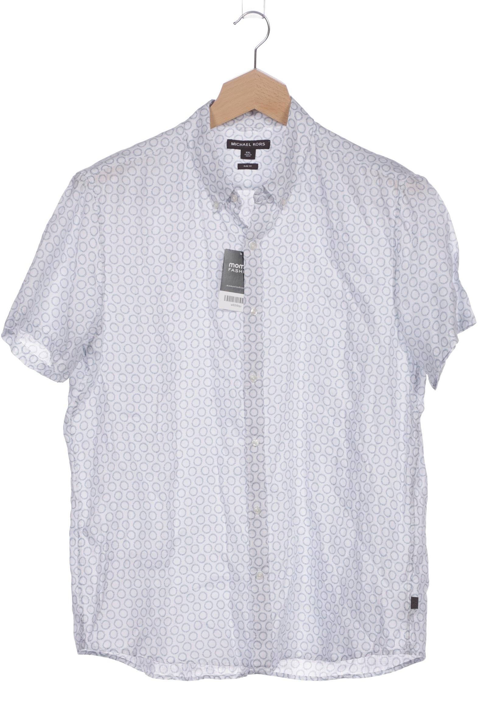 

Michael Kors Mens Herren Hemd, weiß, Gr. 56