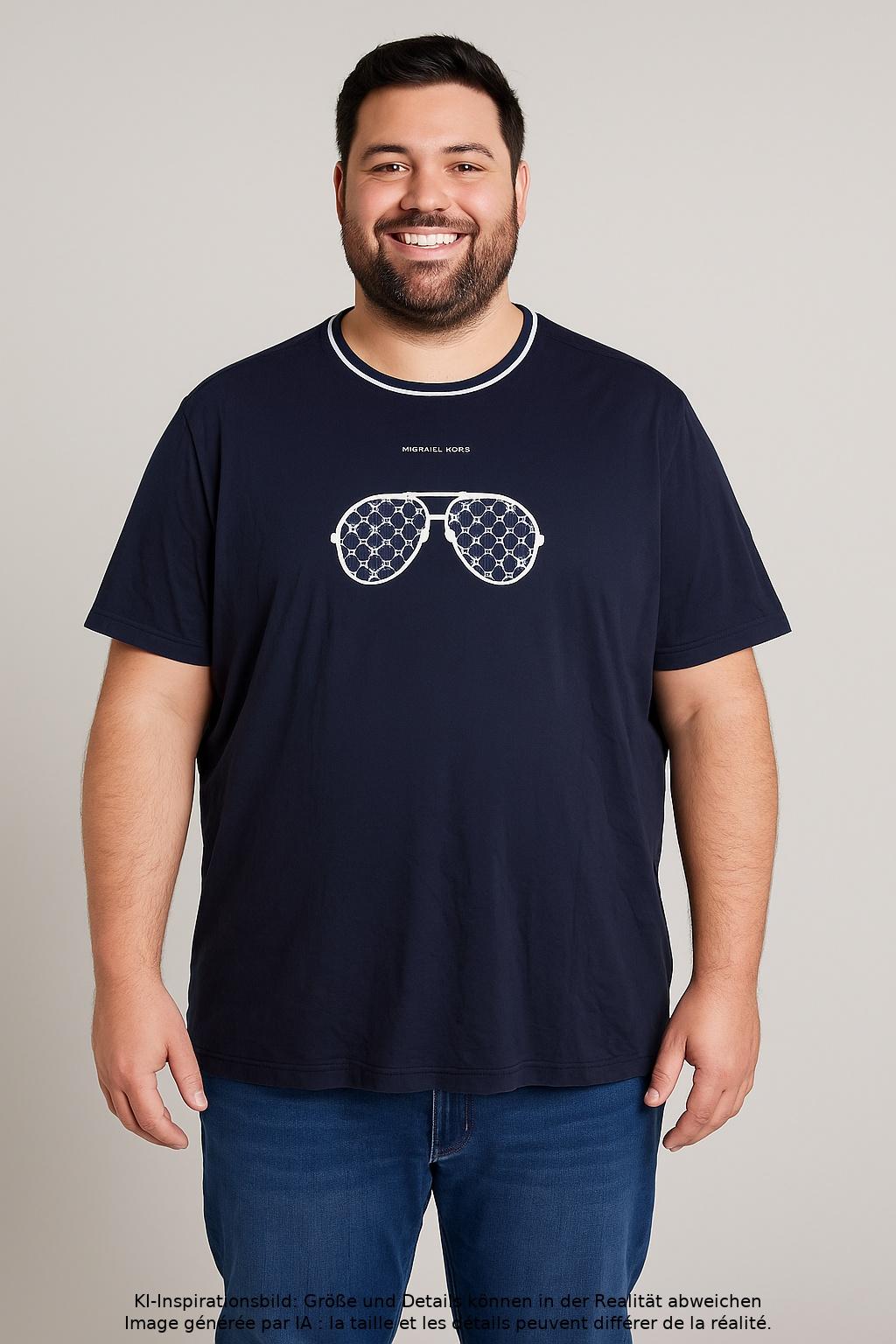 

Michael Kors Mens Herren T-Shirt, marineblau, Gr. 58