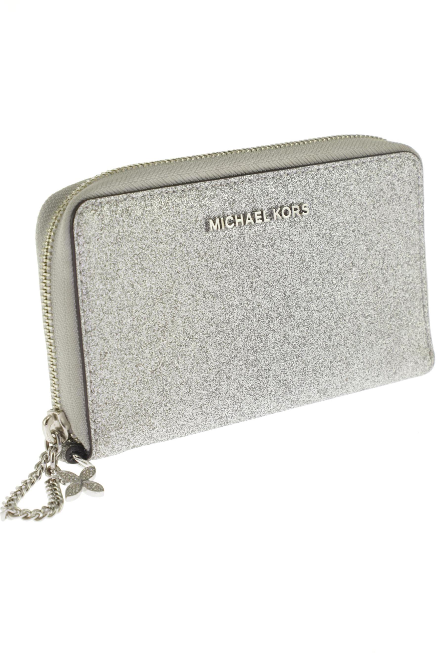 

Michael Michael Kors Damen Portemonnaie, silber, Gr.