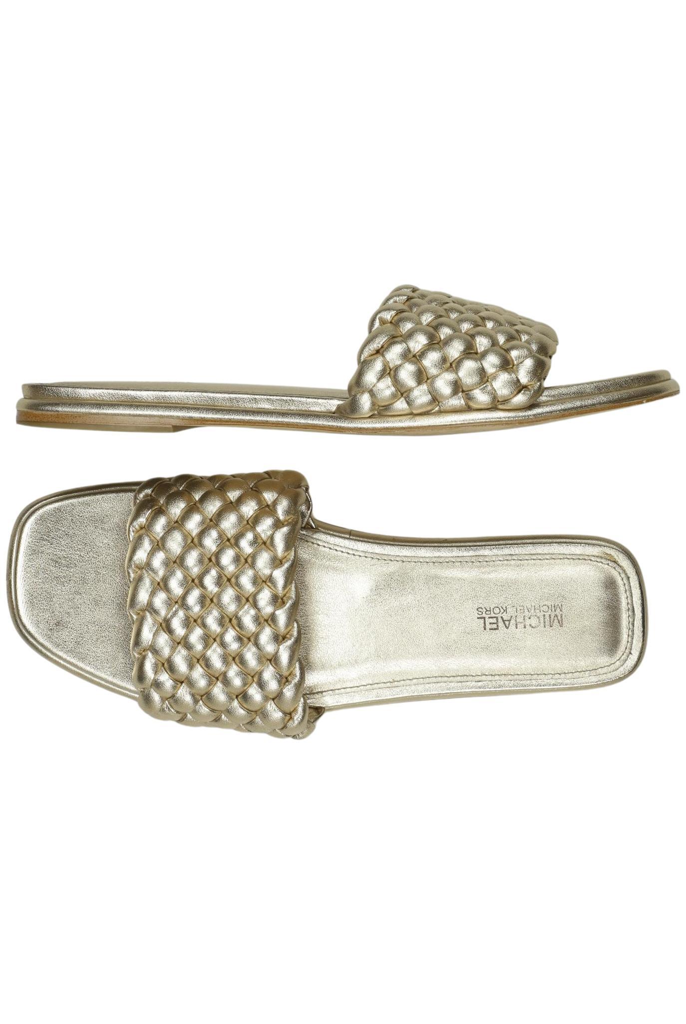 

Michael Michael Kors Damen Sandale, gold, Gr. 7.5