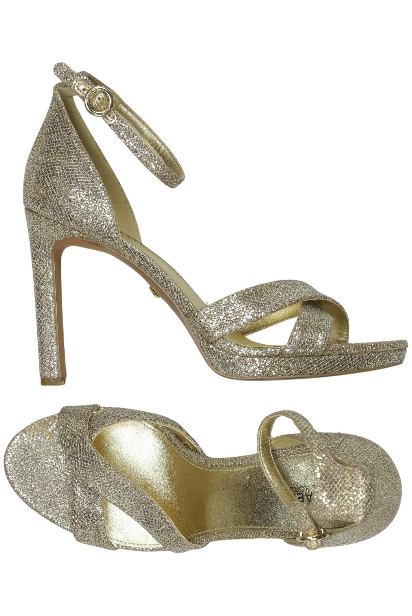 

Michael Michael Kors Damen Sandale, gold, Gr. 9