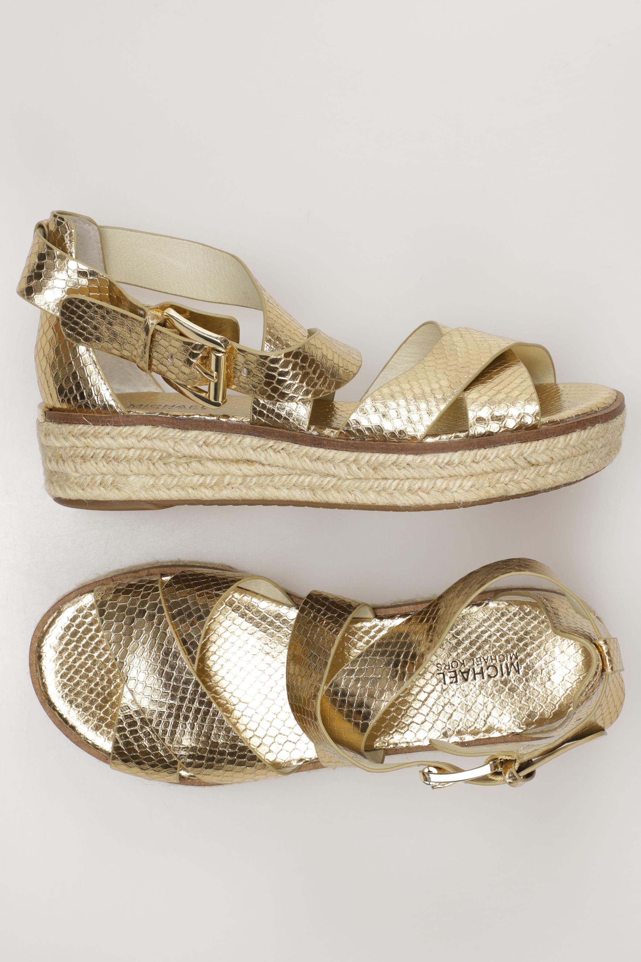 

Michael Michael Kors Damen Sandale, gold, Gr. 6