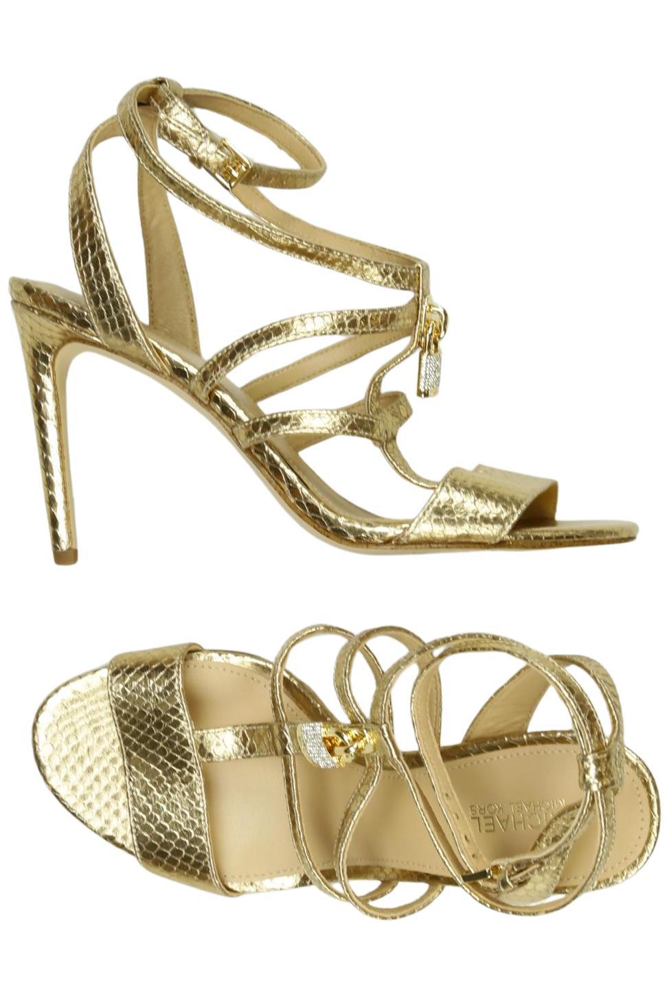 

Michael Michael Kors Damen Sandale, gold, Gr. 6.5