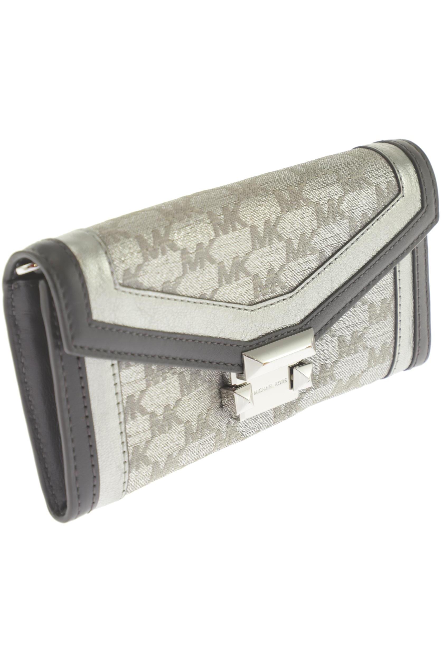 

Michael Michael Kors Damen Portemonnaie, silber, Gr.