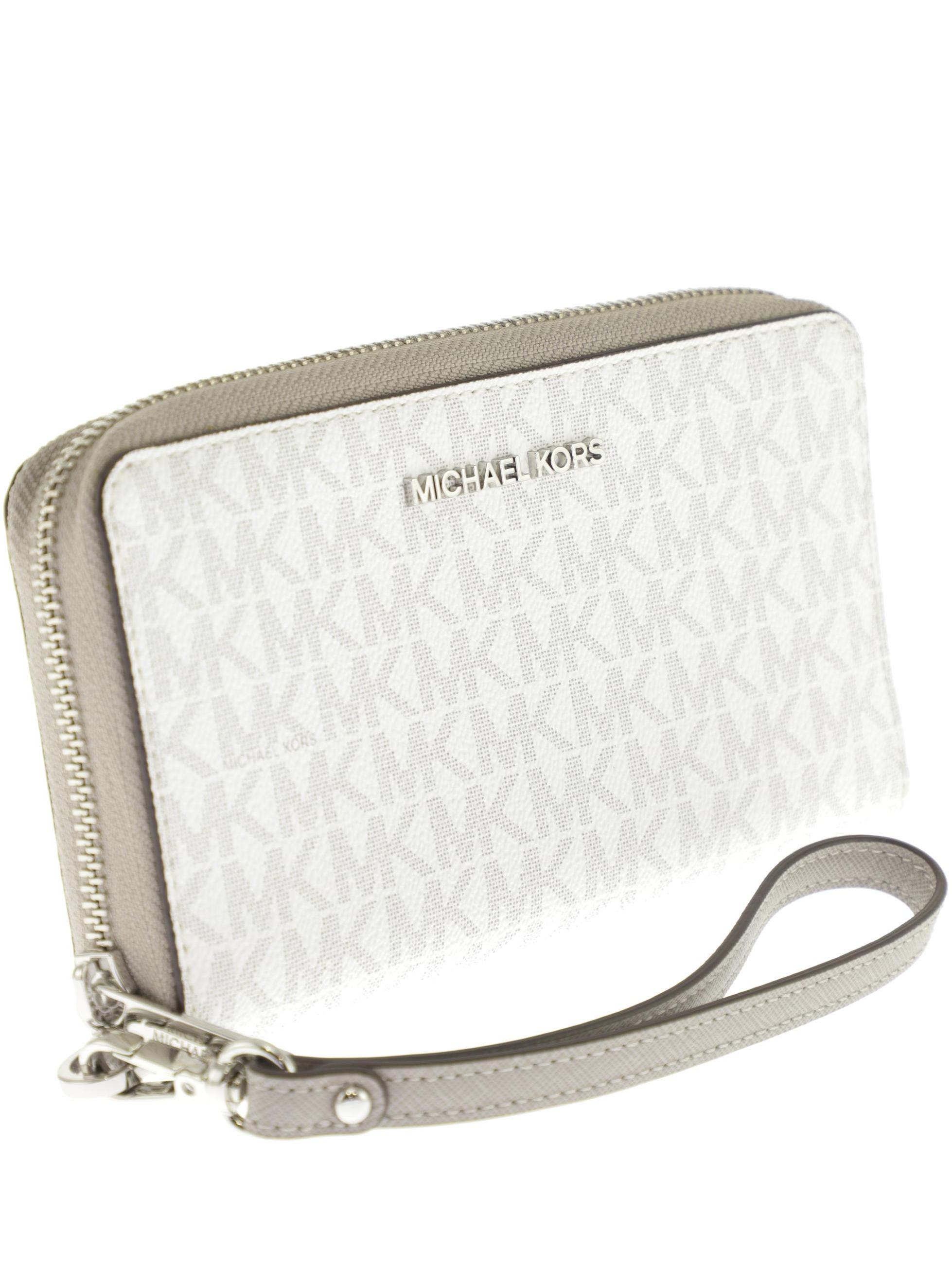 

Michael Michael Kors Damen Portemonnaie, weiß, Gr.