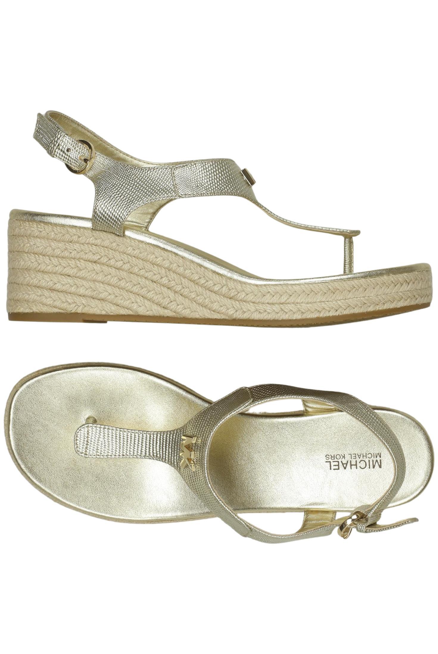 

Michael Michael Kors Damen Sandale, gold, Gr. 9