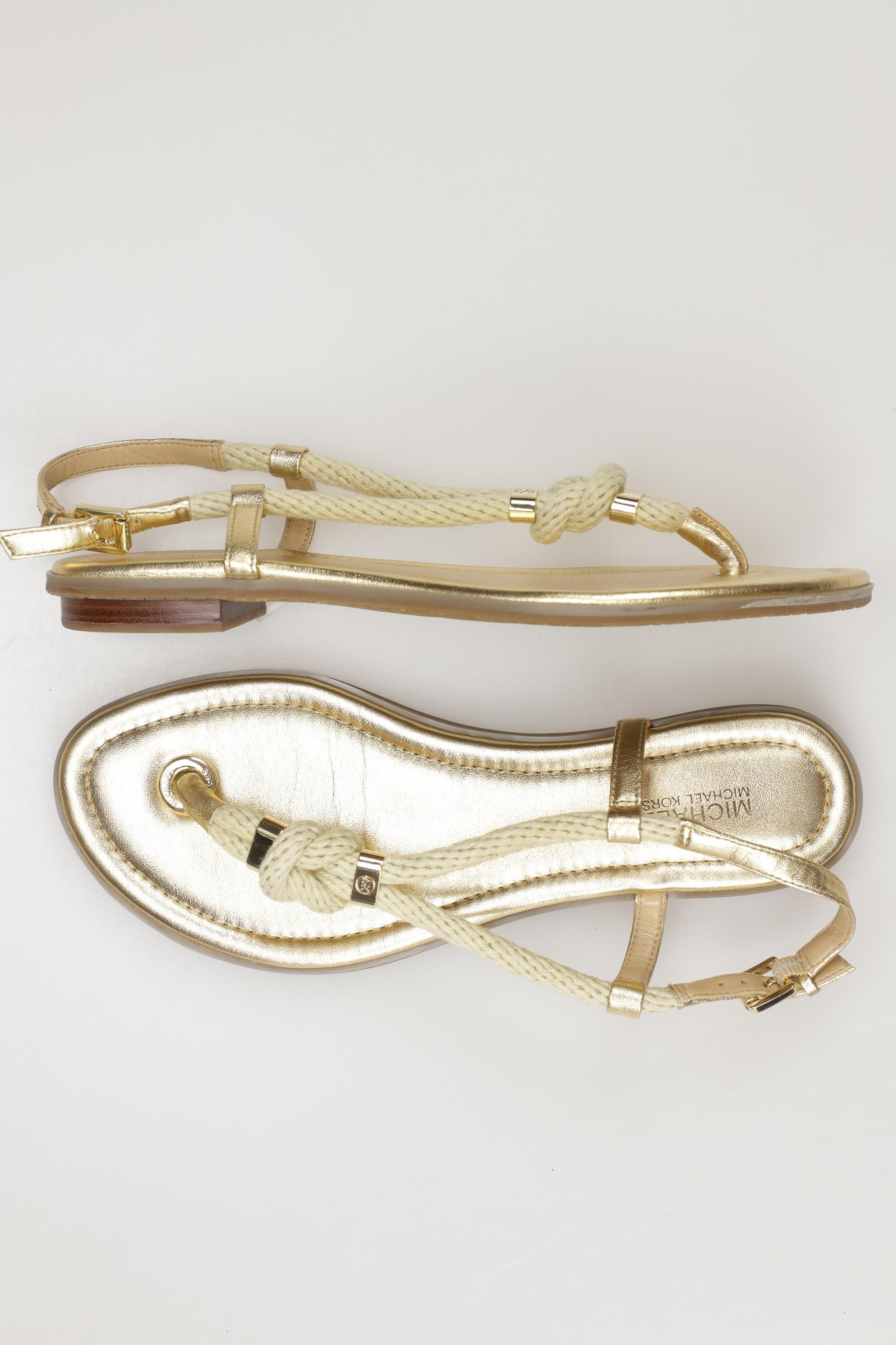 

Michael Michael Kors Damen Sandale, gold, Gr. 38