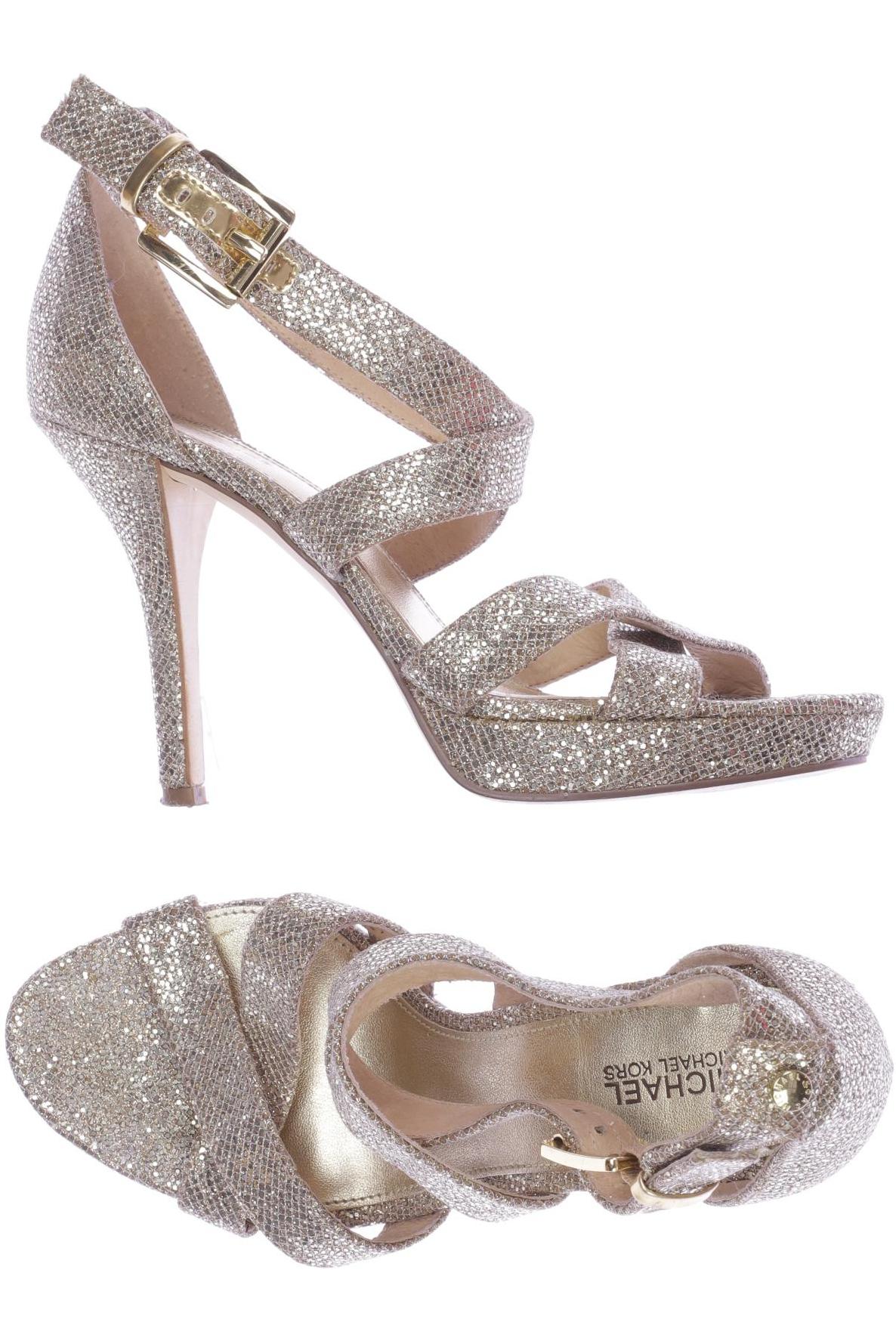 

Michael Michael Kors Damen Sandale, gold, Gr. 6