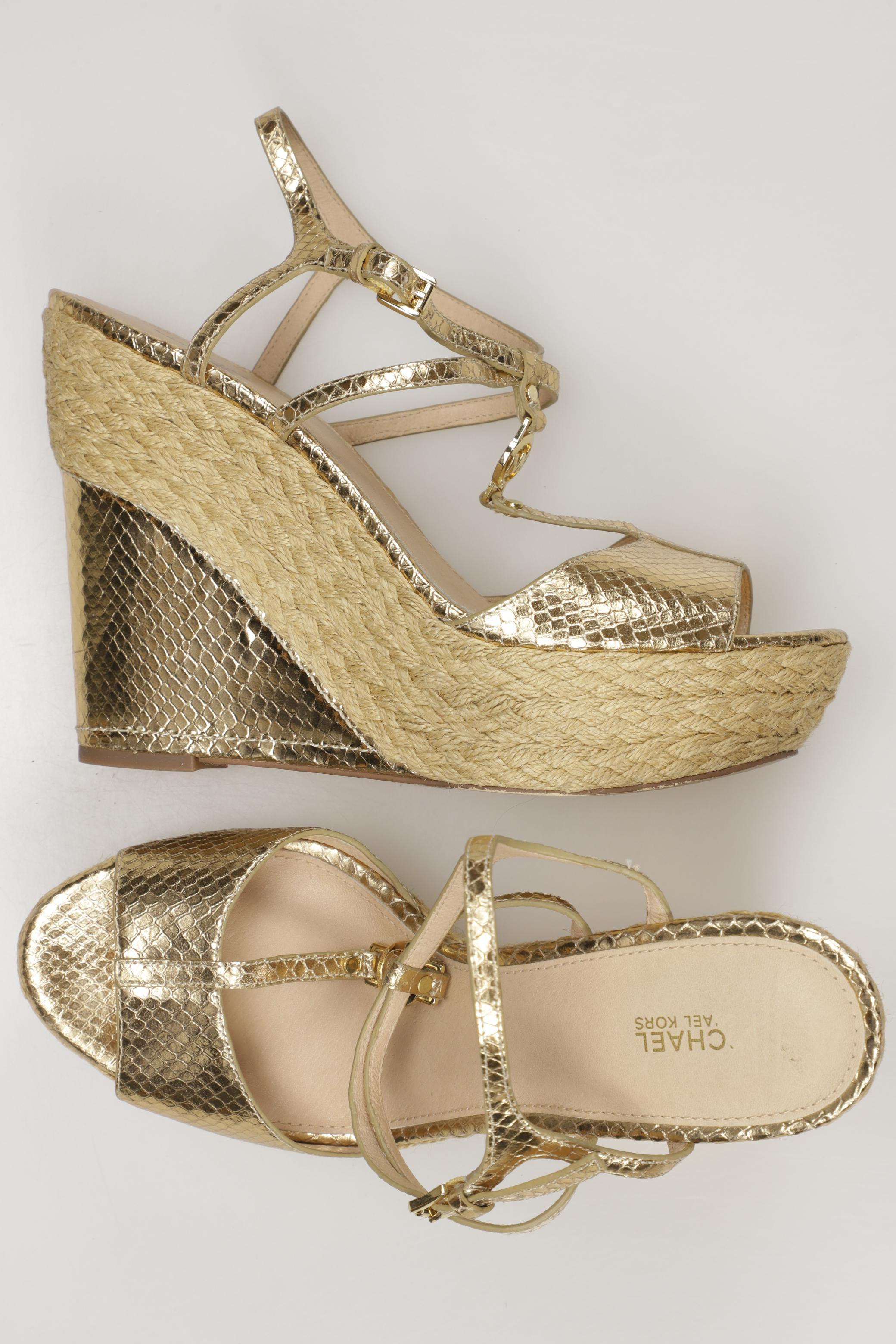 

Michael Michael Kors Damen Sandale, gold, Gr. 9