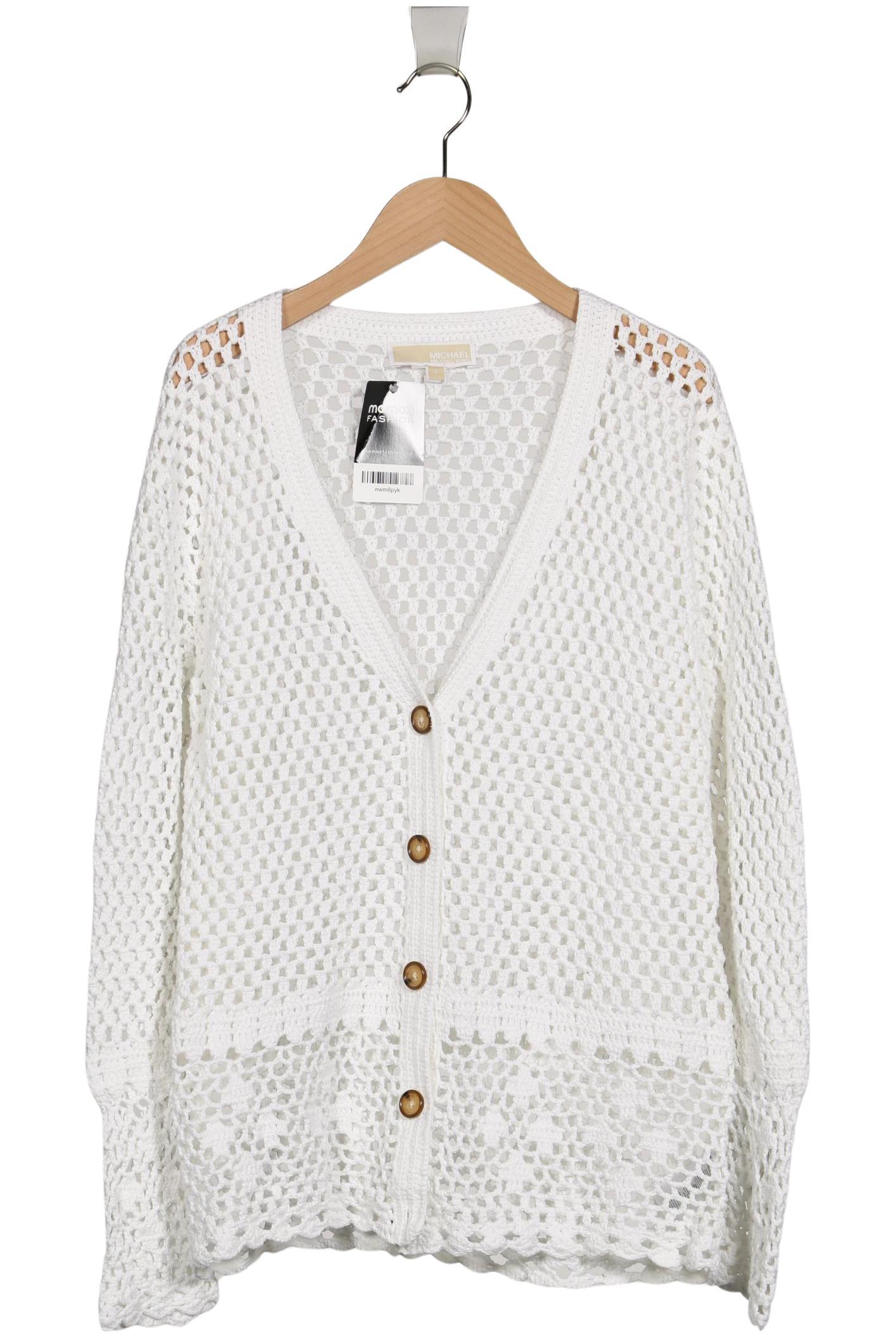

Michael Michael Kors Damen Strickjacke, weiß, Gr. 42