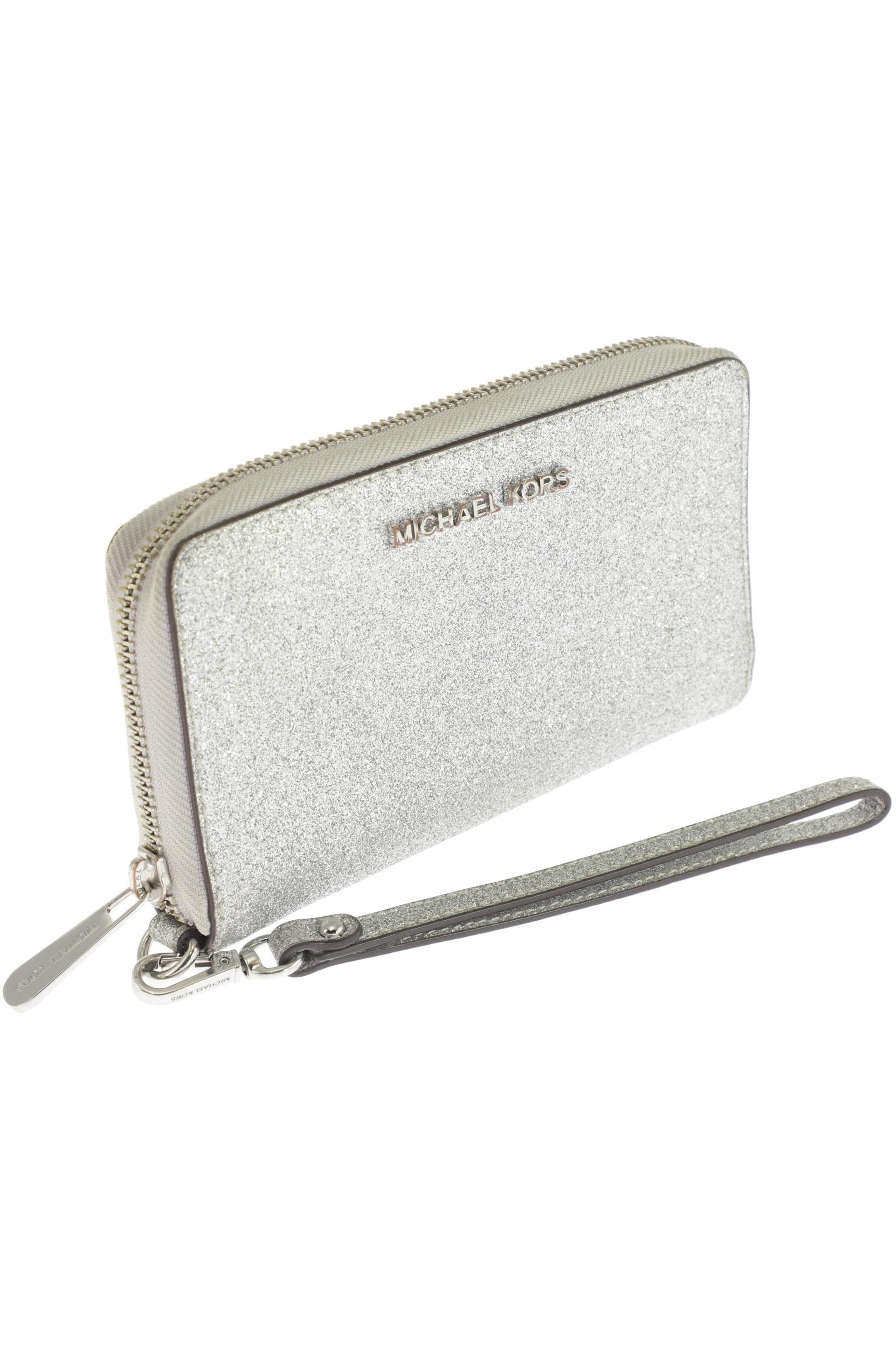 

Michael Michael Kors Damen Portemonnaie, silber, Gr.