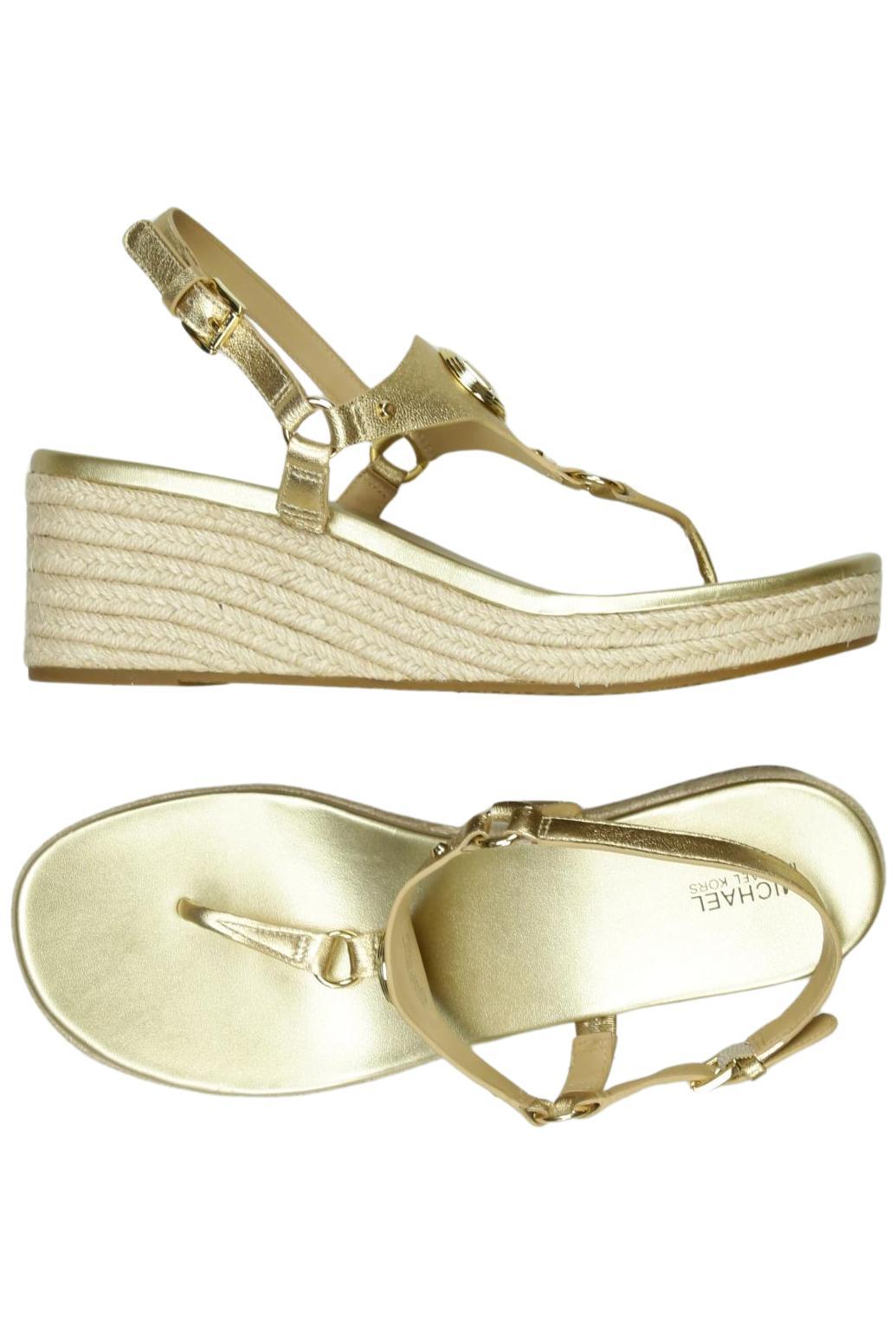 

Michael Michael Kors Damen Sandale, gold, Gr. 10