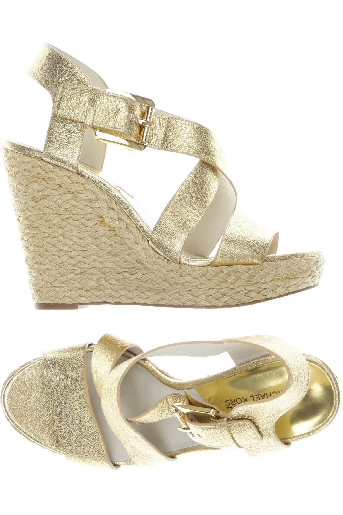 

Michael Michael Kors Damen Sandale, gold, Gr. 7