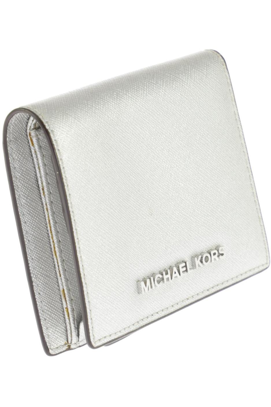 

Michael Michael Kors Damen Portemonnaie, silber, Gr.