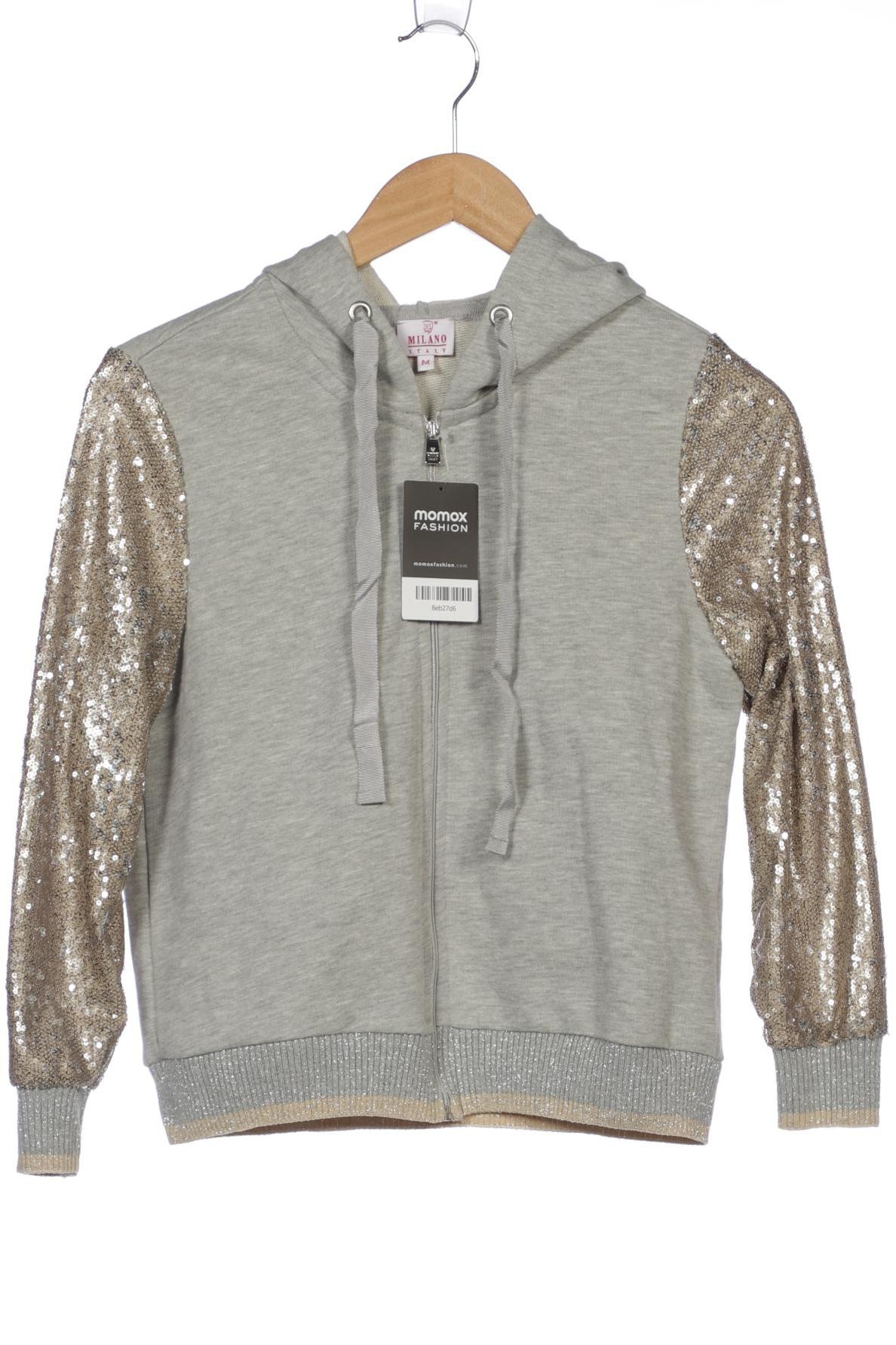 

Milano Italy Damen Kapuzenpullover, grau, Gr. 38