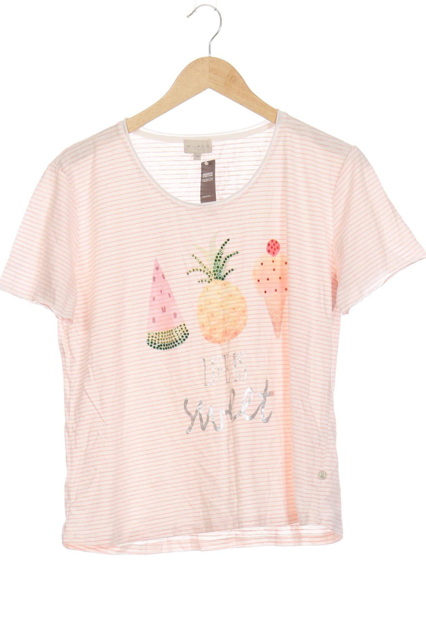 

Milano Italy Damen T-Shirt, weiß, Gr.