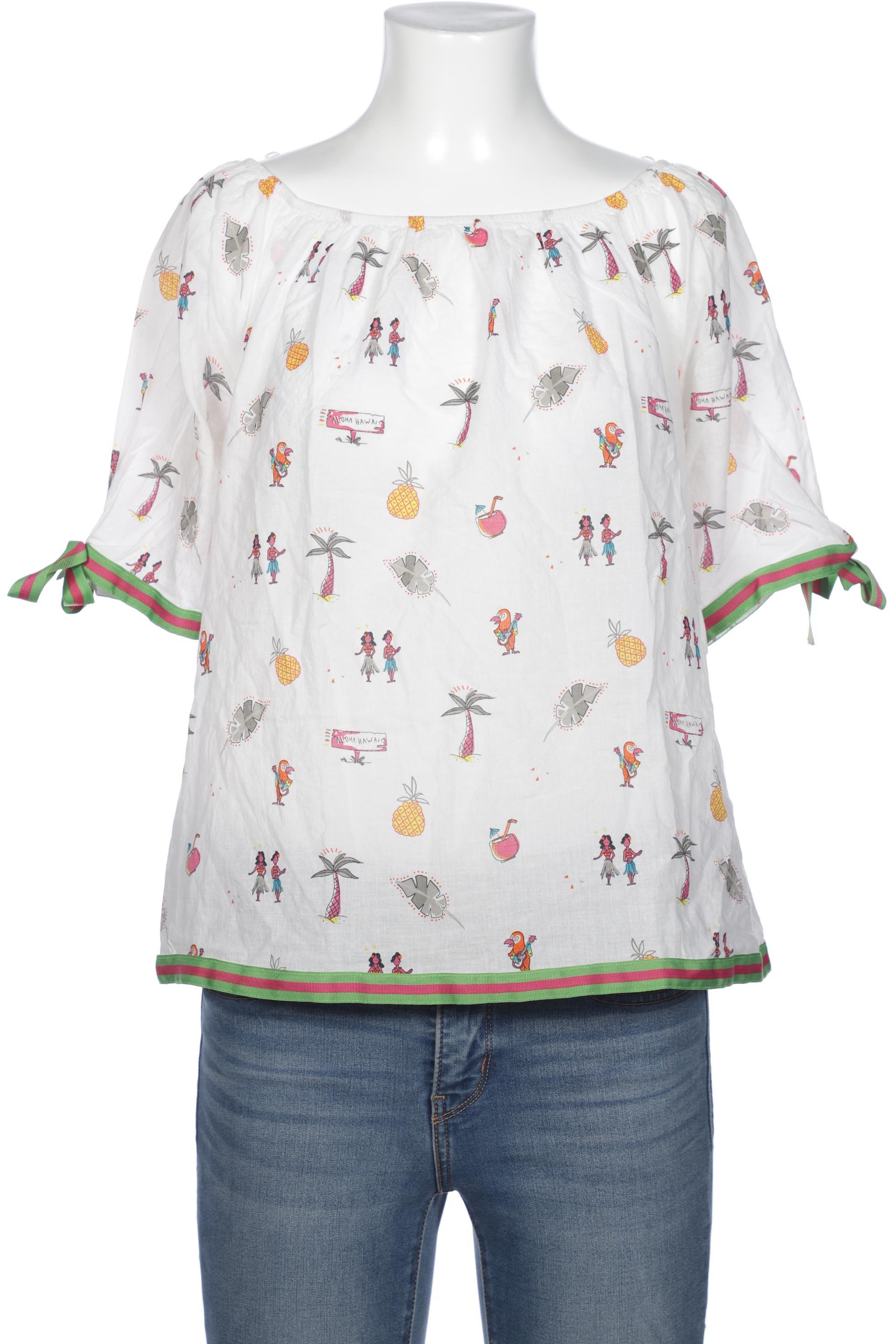 

Milano Italy Damen Bluse, weiß, Gr. 38