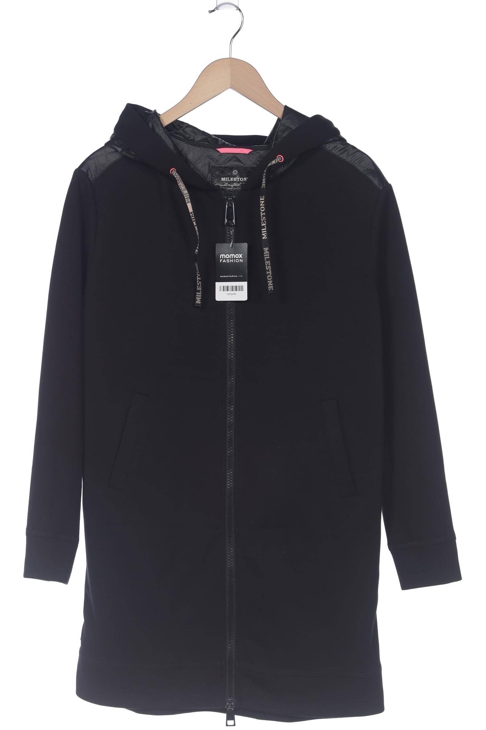 

Milestone Damen Kapuzenpullover, schwarz, Gr. 38
