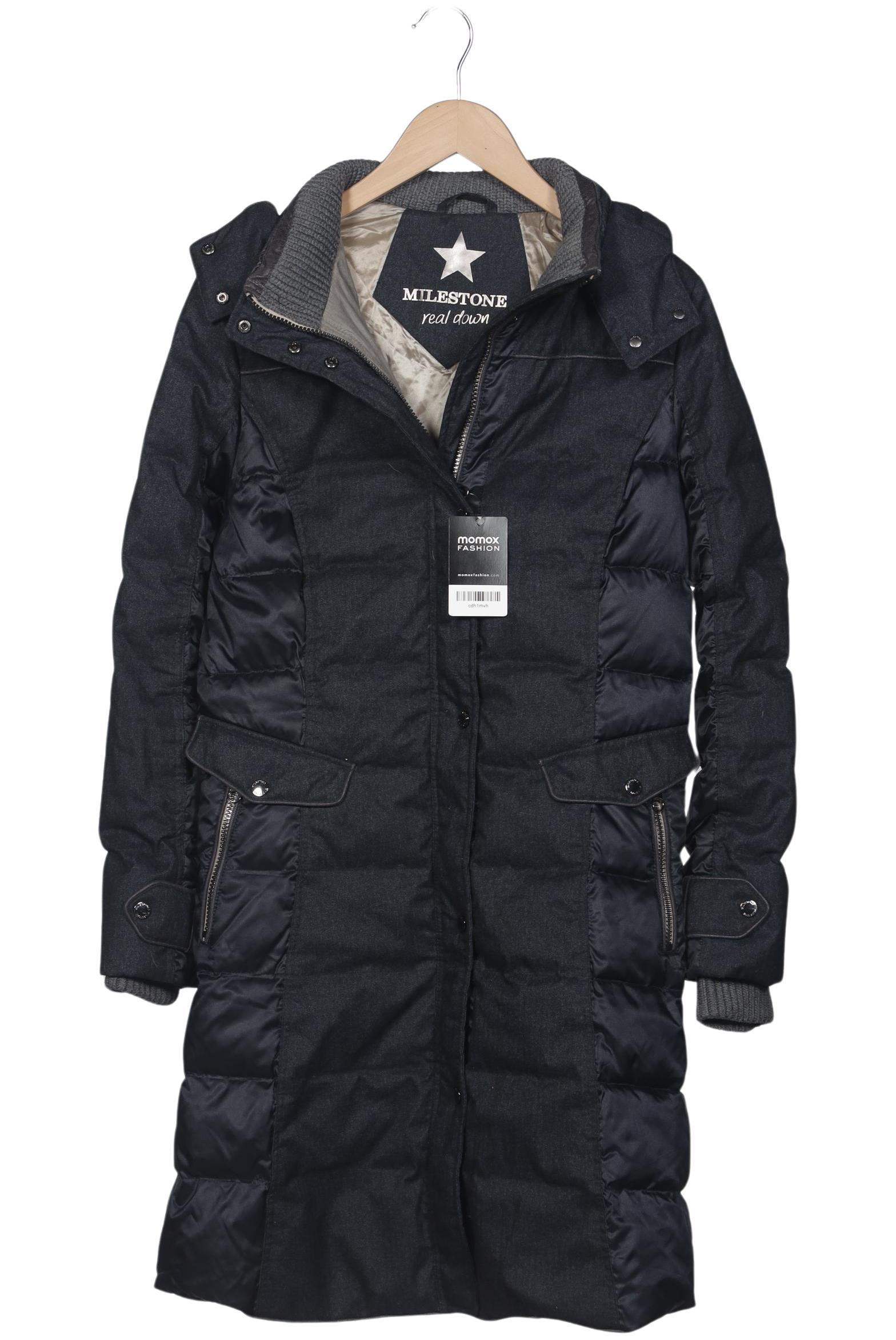 

Milestone Damen Mantel, marineblau, Gr. 36