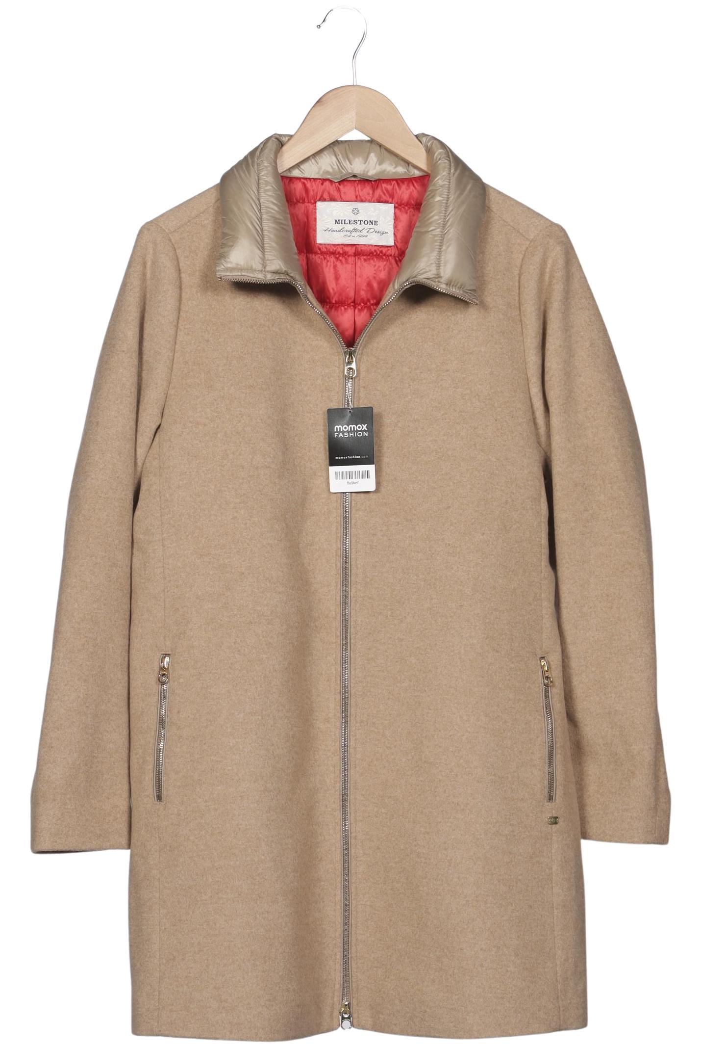 

Milestone Damen Mantel, beige, Gr. 40