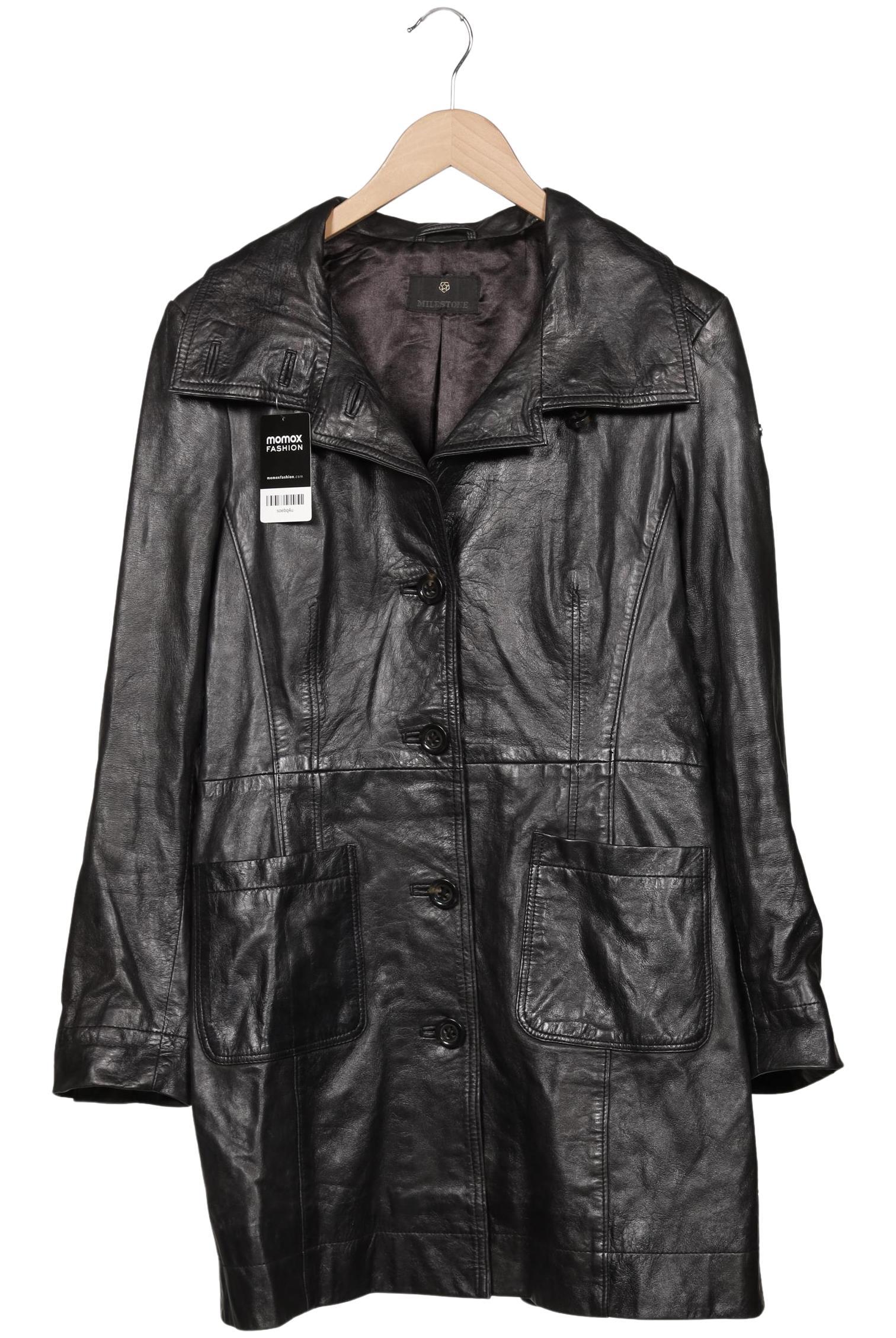 

Milestone Damen Mantel, schwarz, Gr. 42