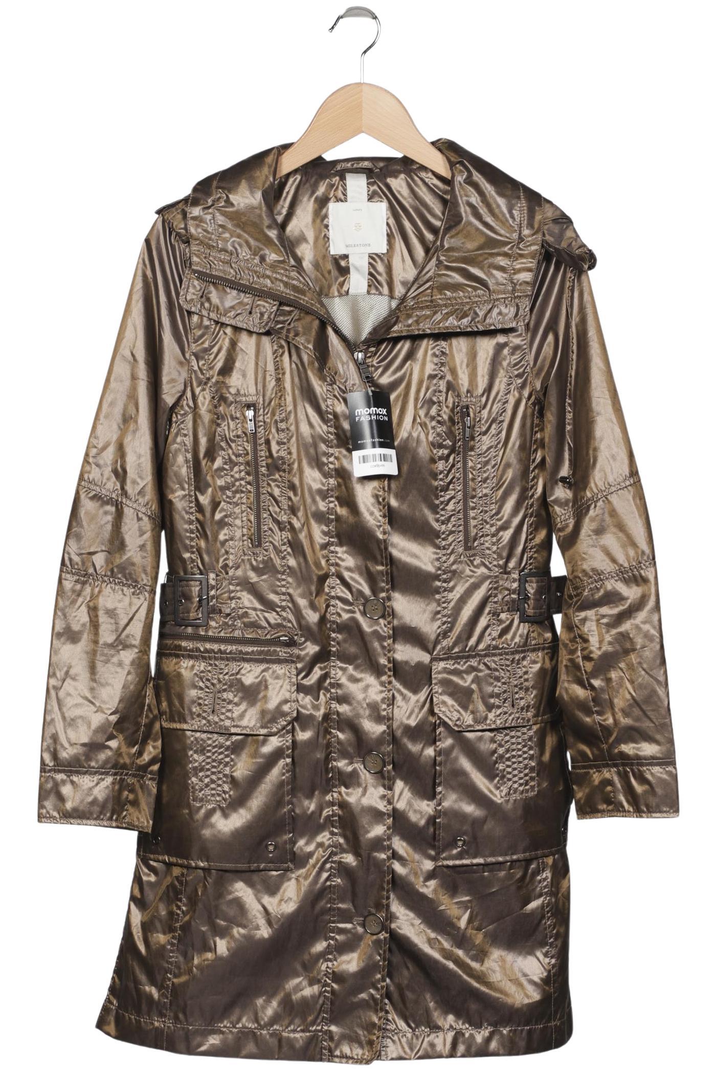 

Milestone Damen Mantel, gold, Gr. 36