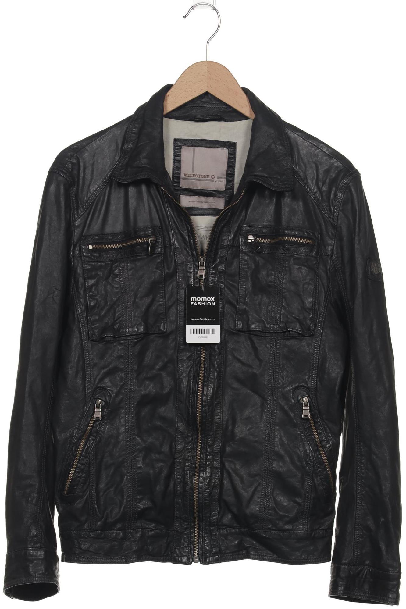 

Milestone Herren Jacke, schwarz, Gr. 46
