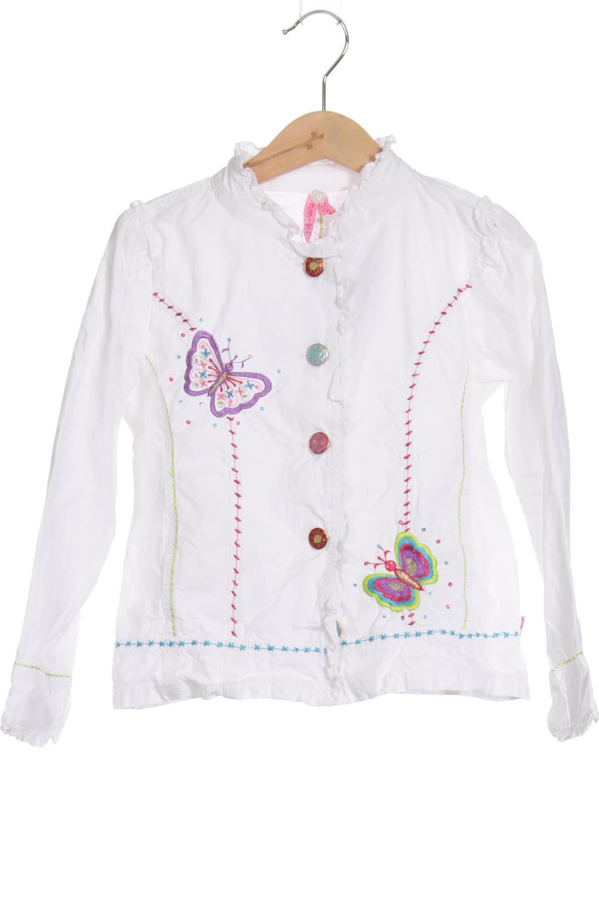 

Mim pi Mädchen Bluse, weiß, Gr. 122