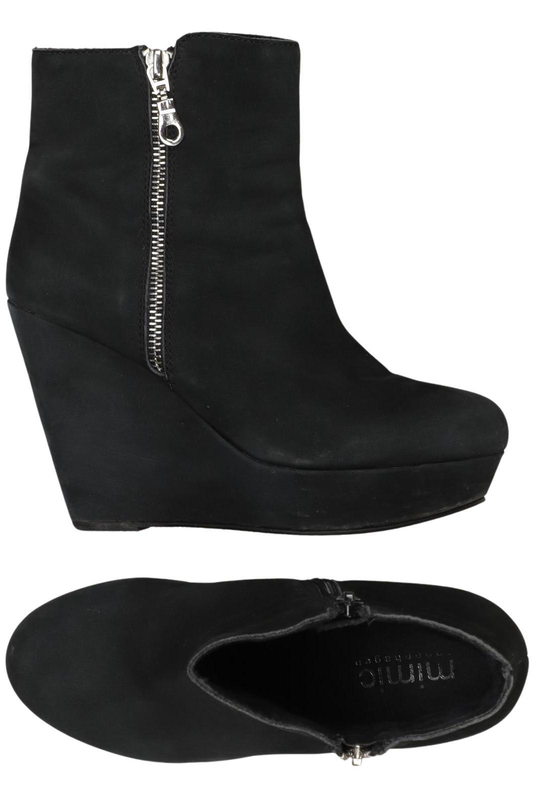 

mimic copenhagen Damen Stiefelette, schwarz, Gr. 36