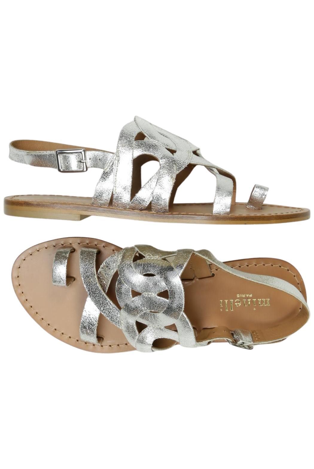 

minelli Damen Sandale, silber, Gr. 35