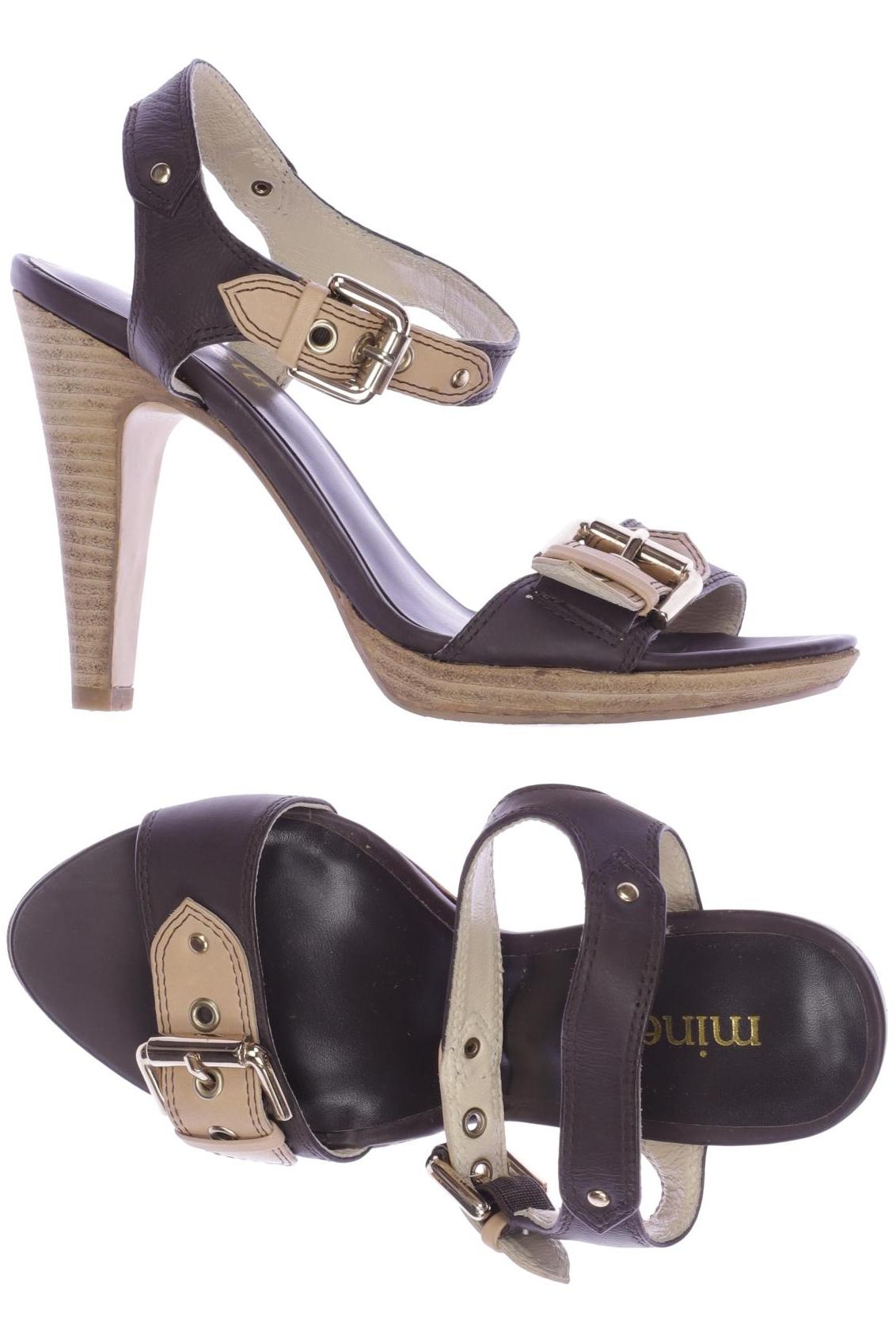 

minelli Damen Sandale, braun, Gr. 35